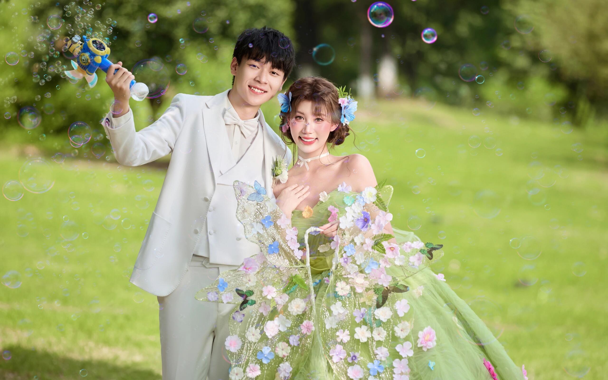 婚紗照美鼠了!拍到了童話(huà)里的精靈公主