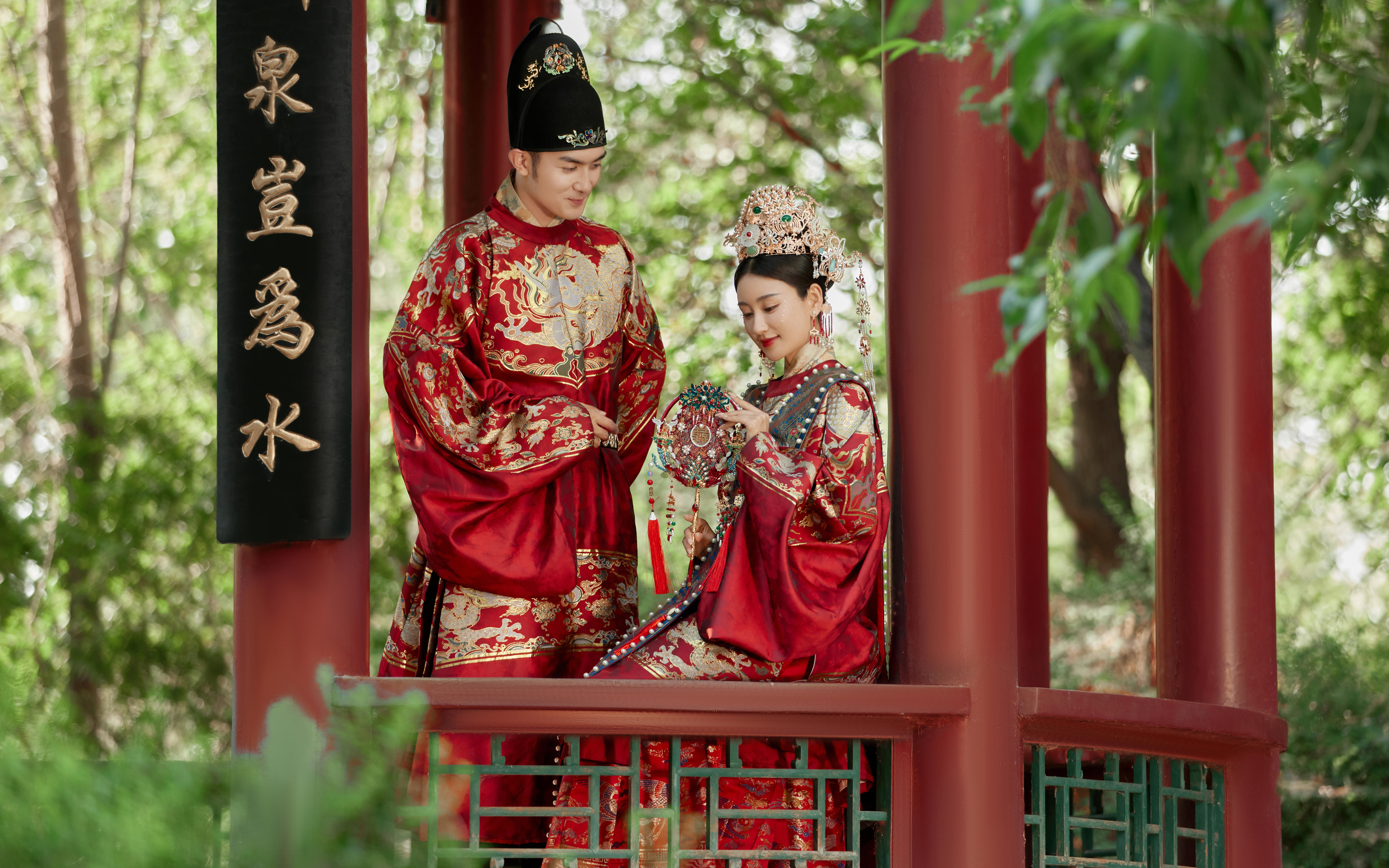 CHALI茶里｜园博园汉服婚纱照｜