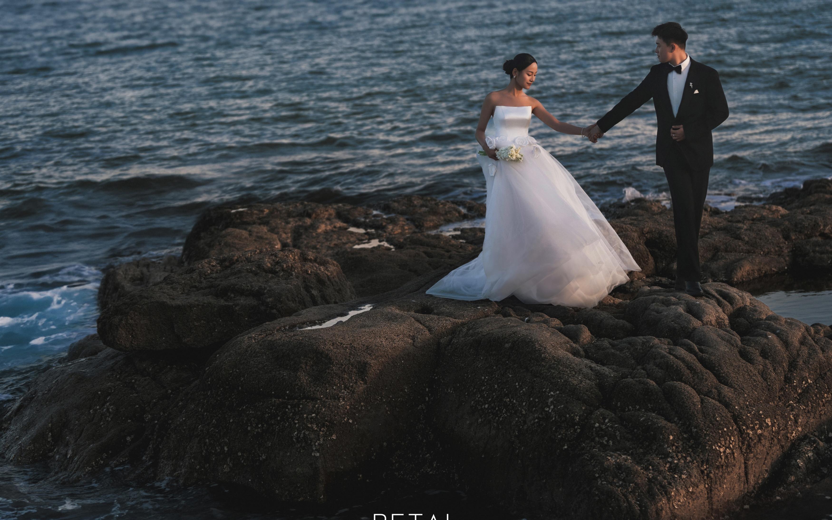 花瓣摄影•海边落日晚霞