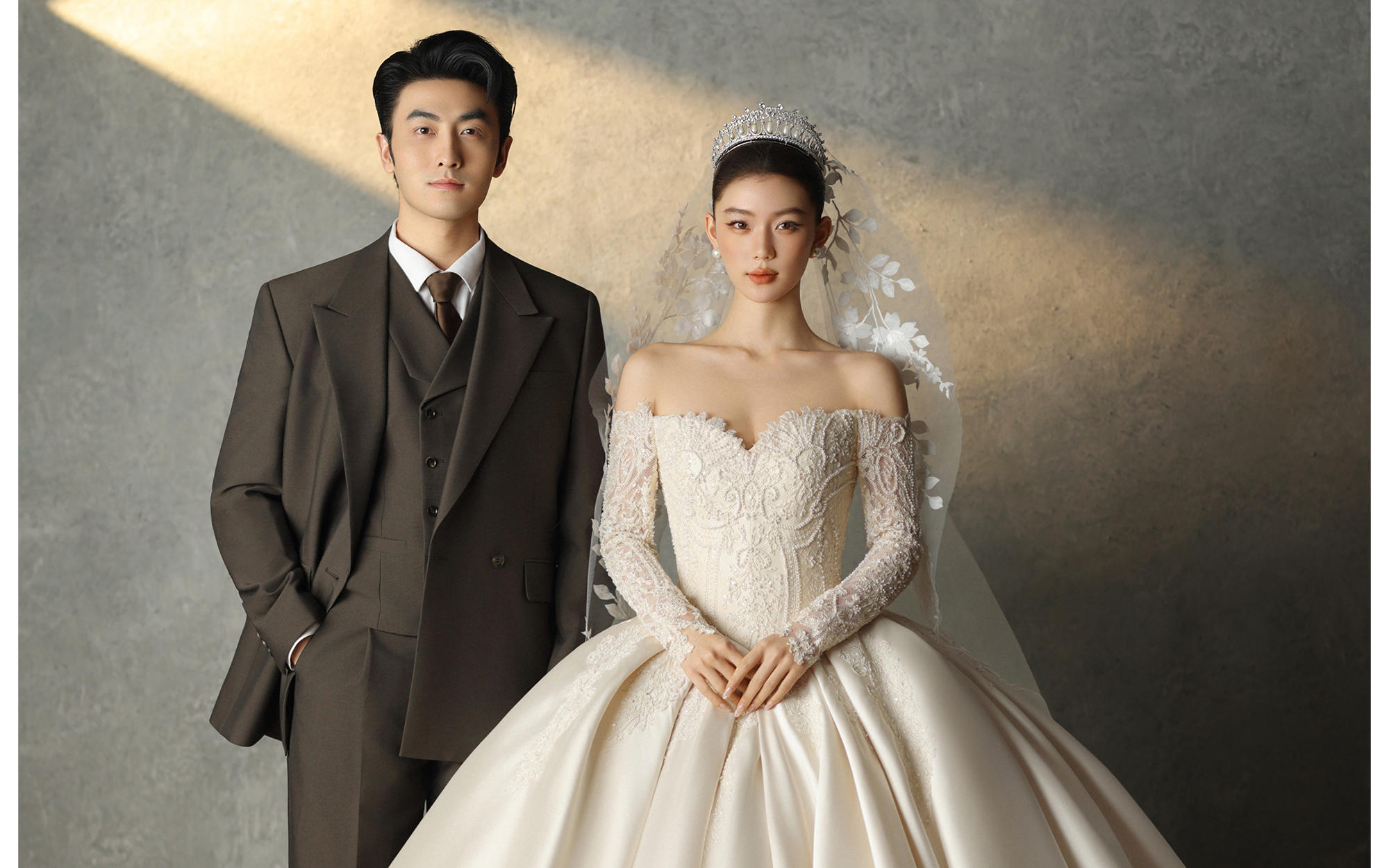 高级感拉满的主纱婚纱照（漫花颂影）