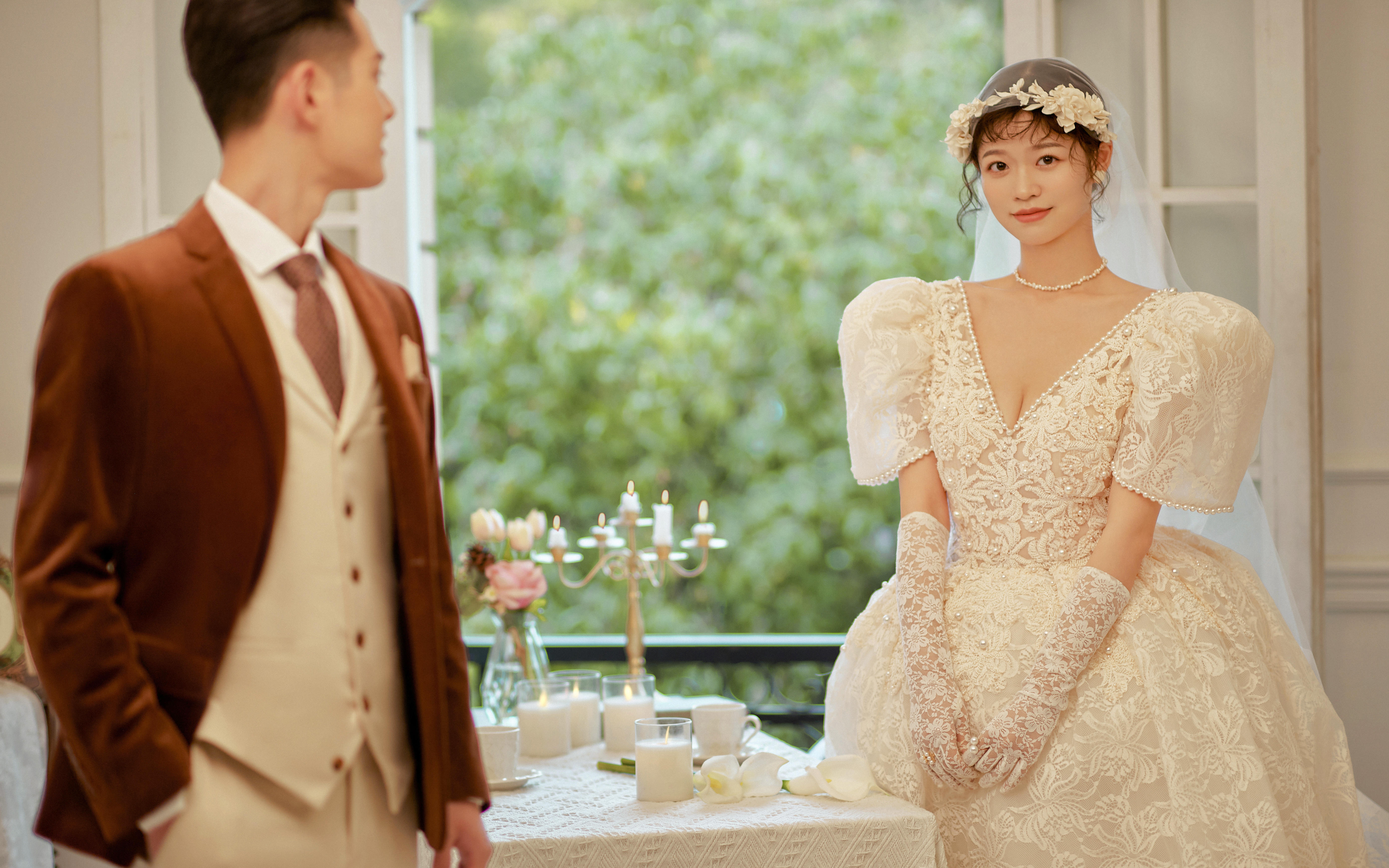 【金夫人】典雅复古又充斥着浪漫情调的婚纱照