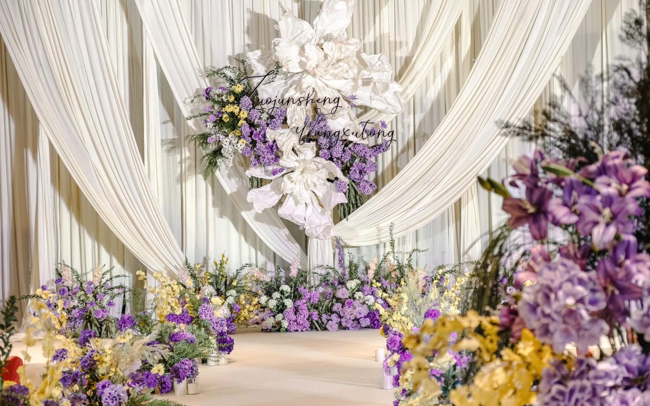 【鳳凰精致婚禮】溫馨韓式布幔紙藝婚禮婚禮