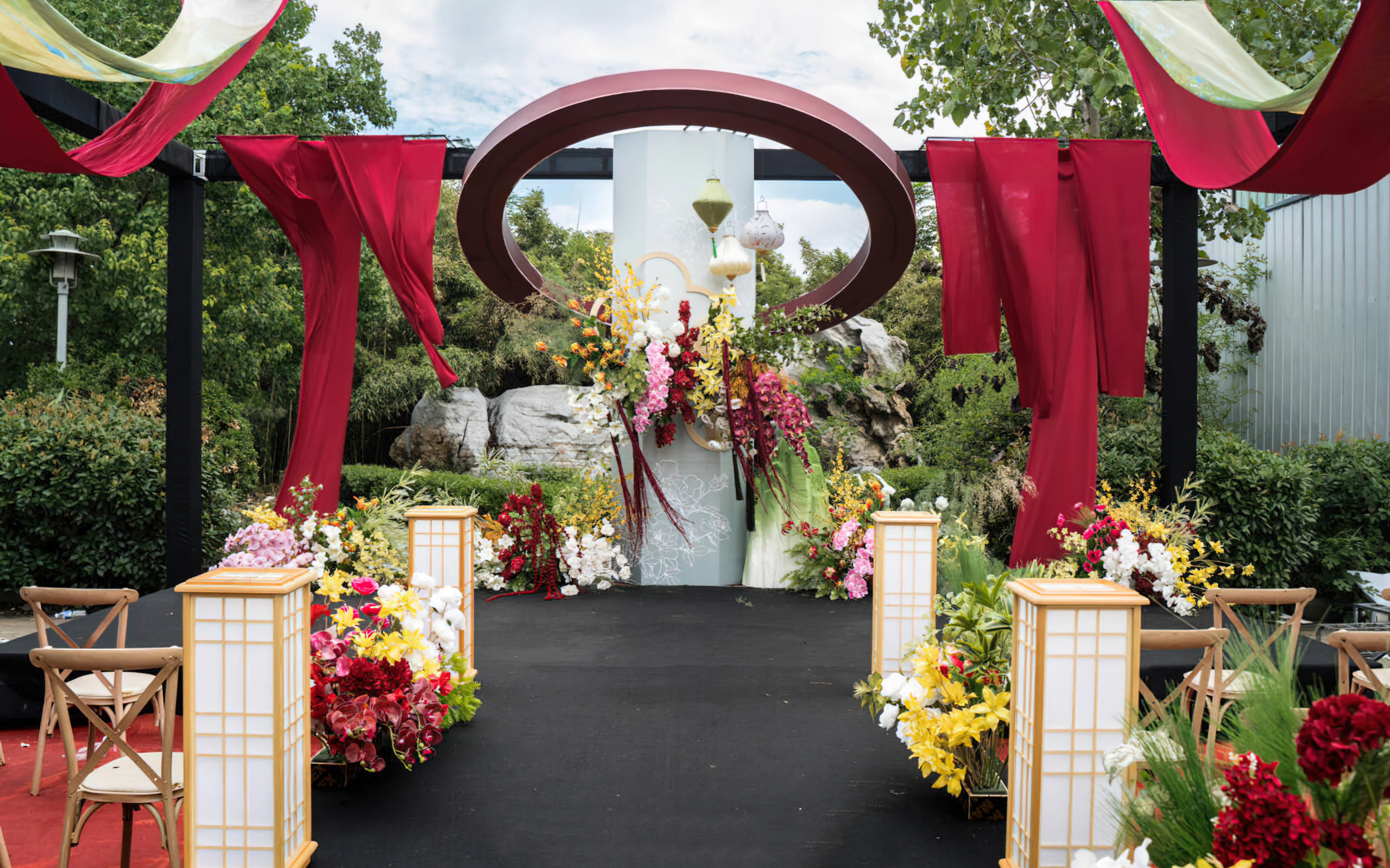 庭院户外婚礼16