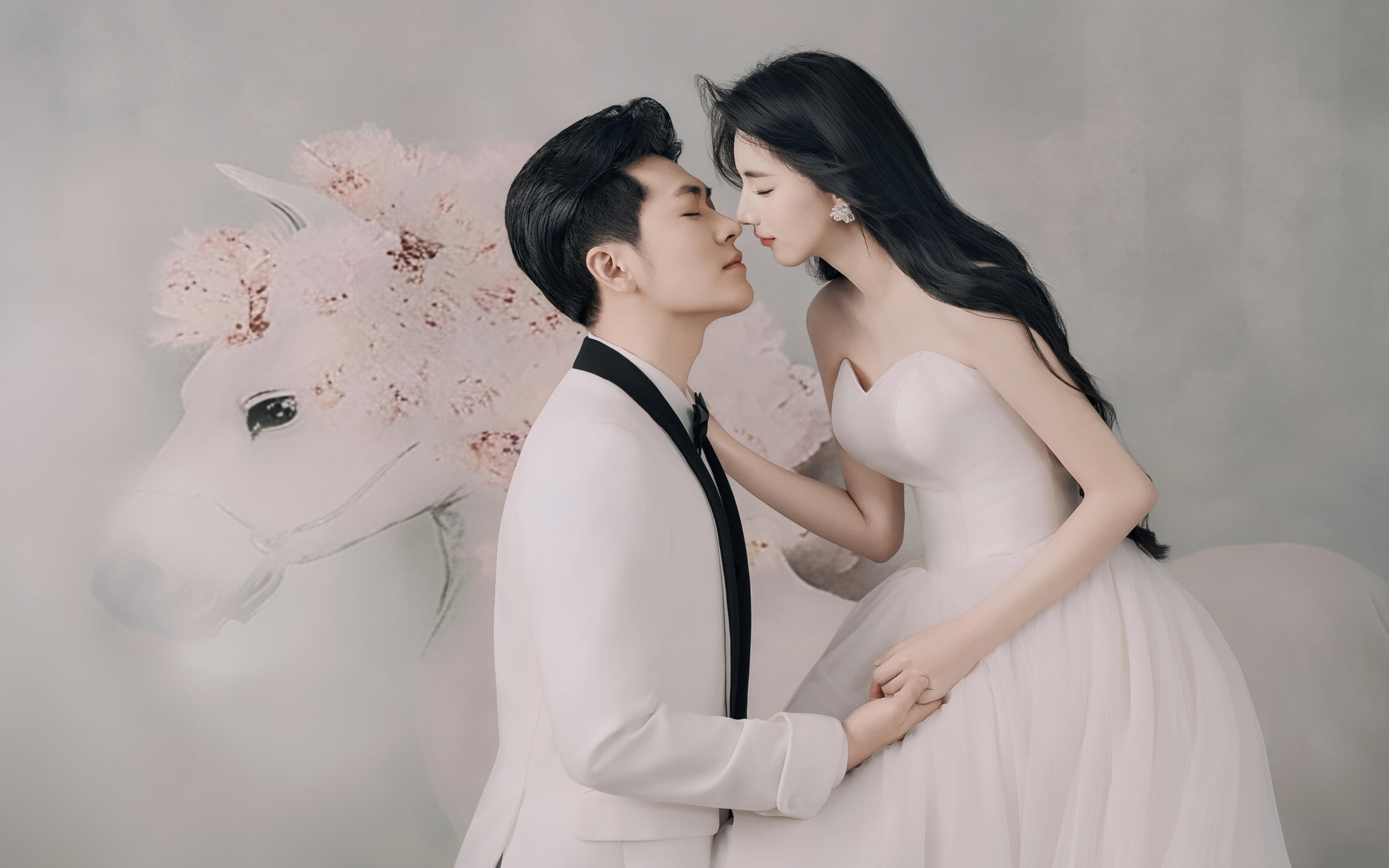 〖粉霧白馬〗韓式系列作品