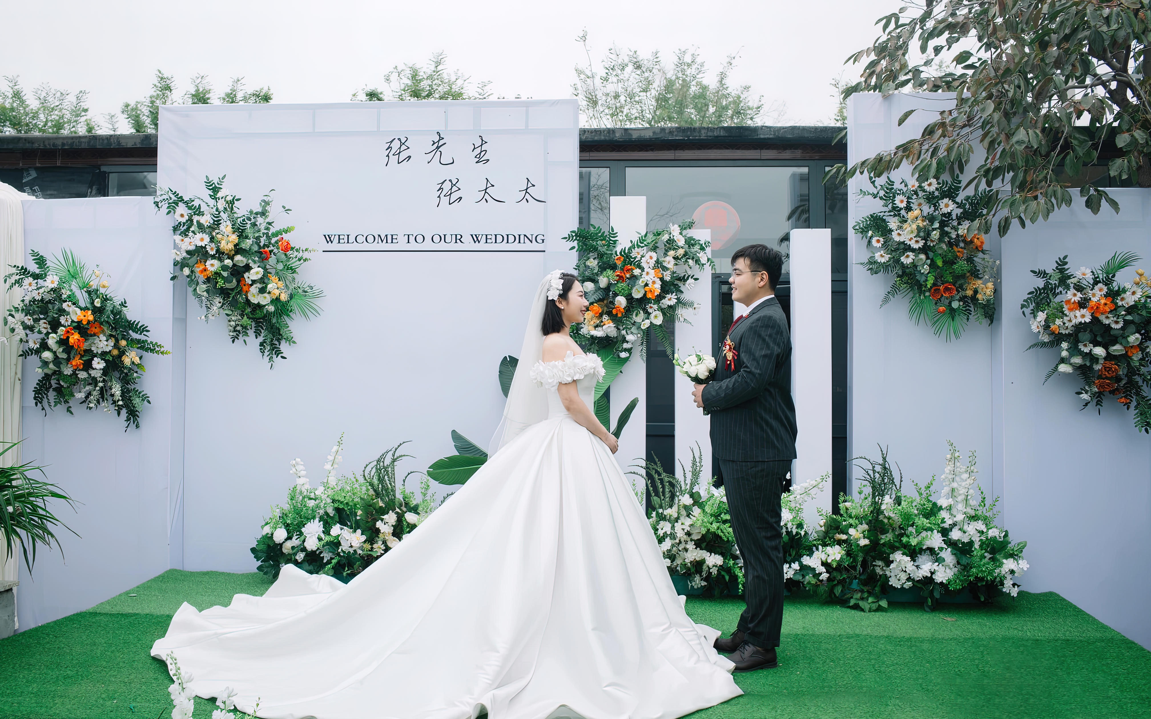 武汉定制婚礼 | 小预算定制白绿系婚礼