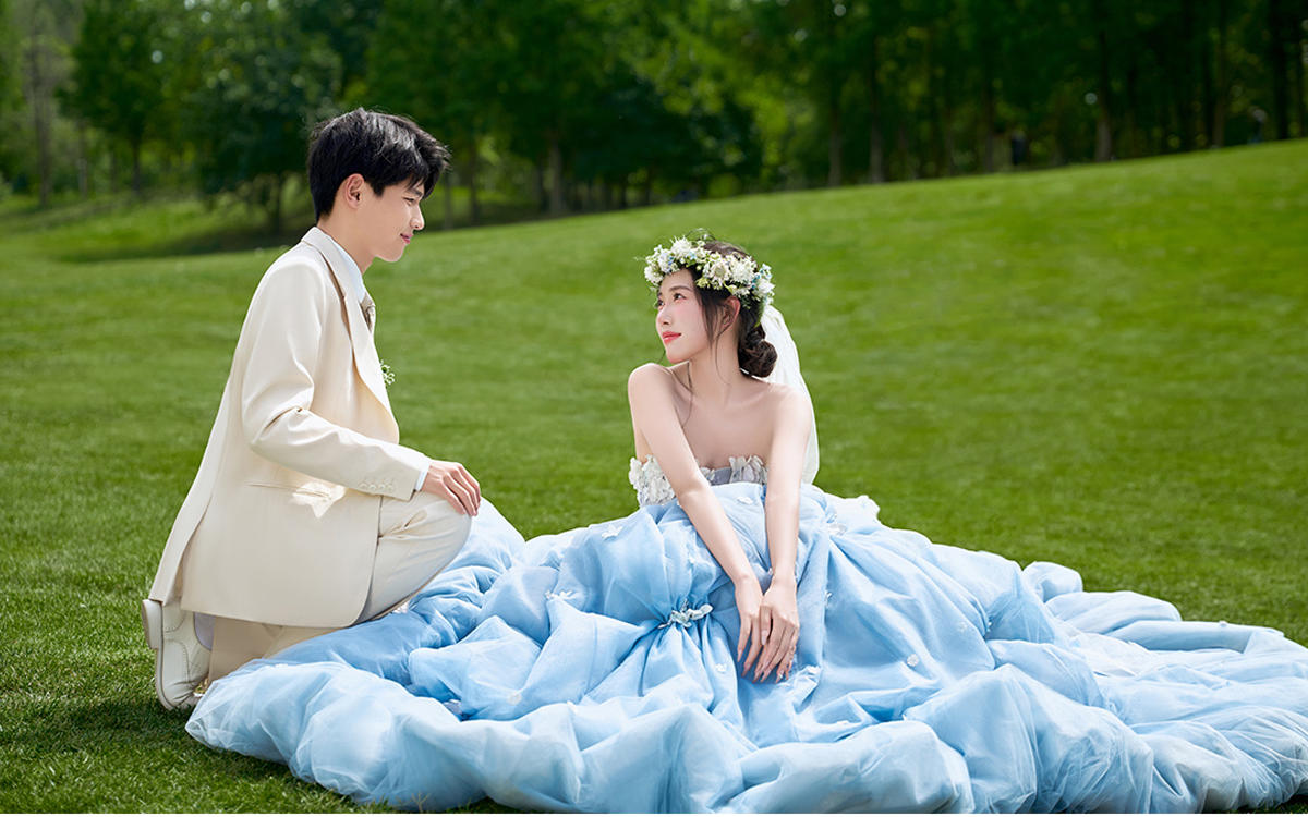 我的梦中情裙是蓝色的～💙