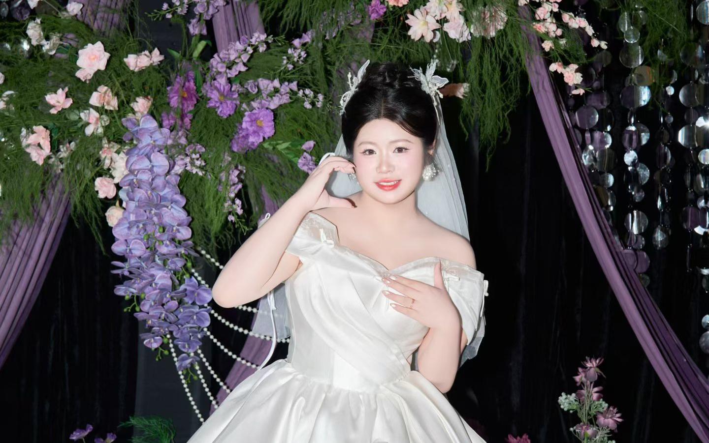 潛山婚慶 一 美爆了的紫色迎賓區(qū)