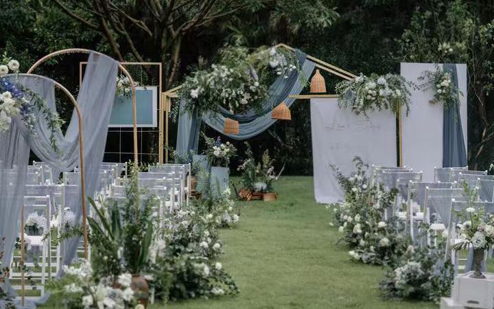 雾蓝森境・松弛感户外婚礼