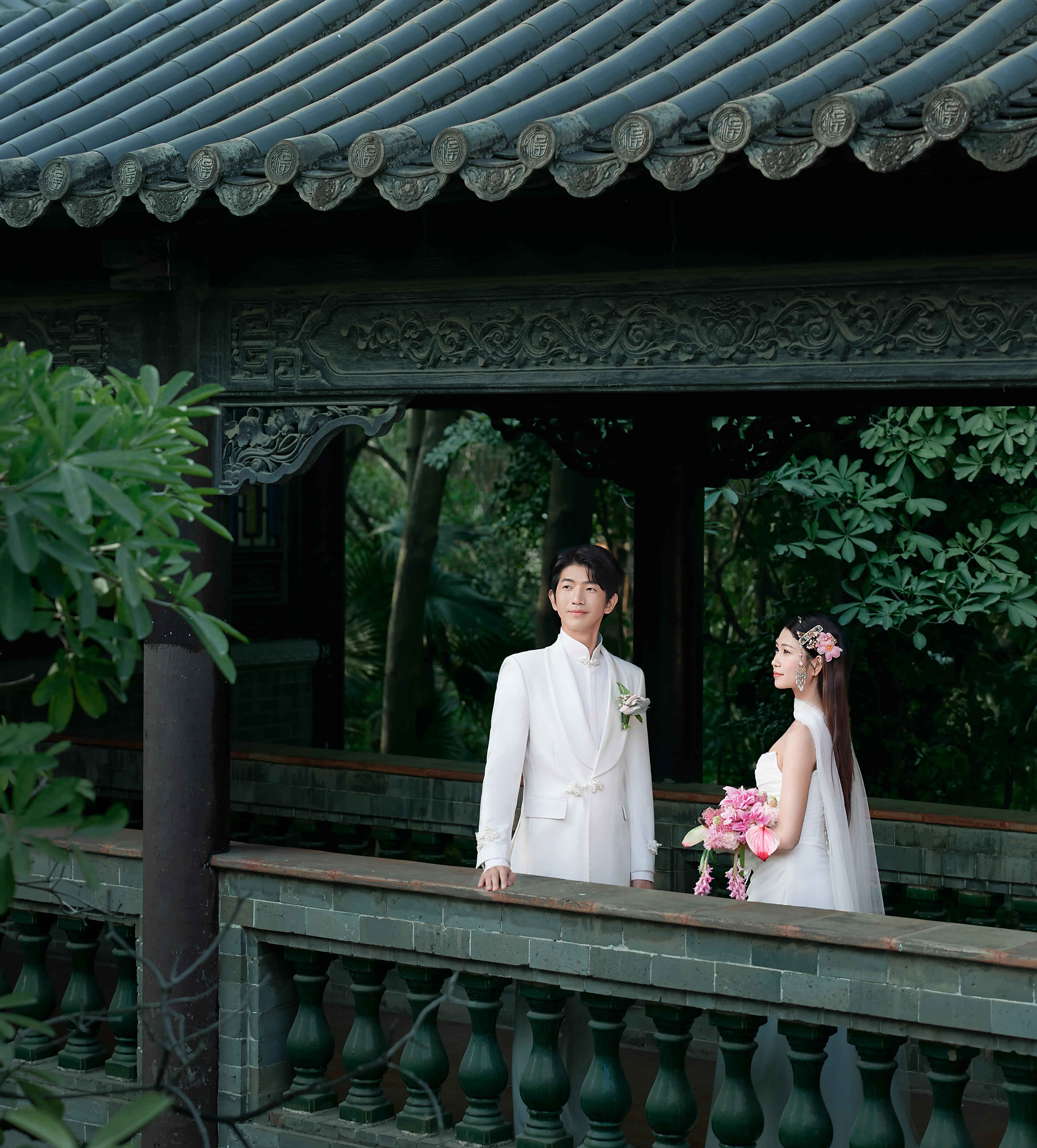 【好评如潮】浪漫海景 园林 礁石 夕阳