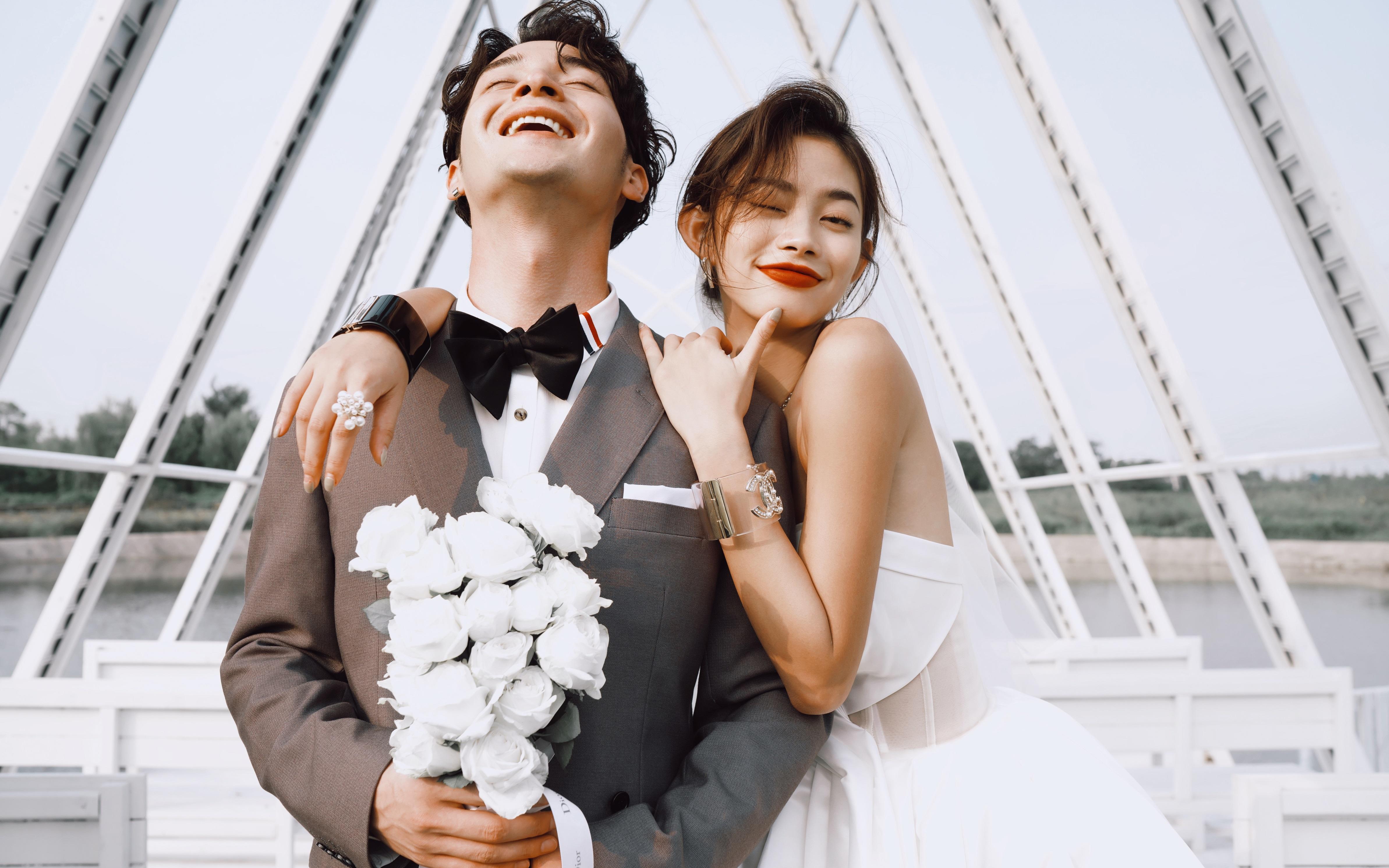 鲜檬摄影|海边教堂婚纱照