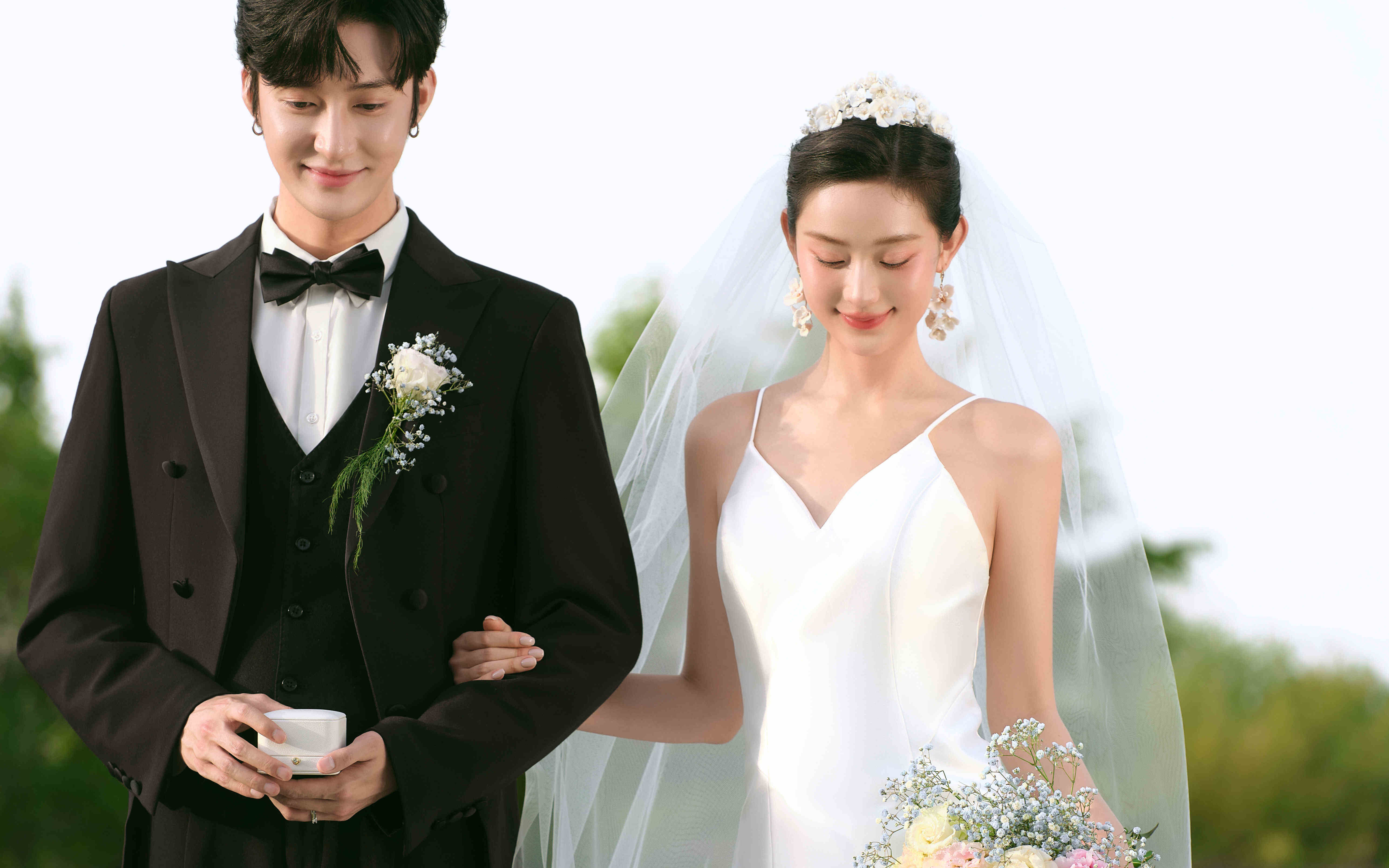 美到犯規(guī)??超有feel的韓式小清新婚紗照