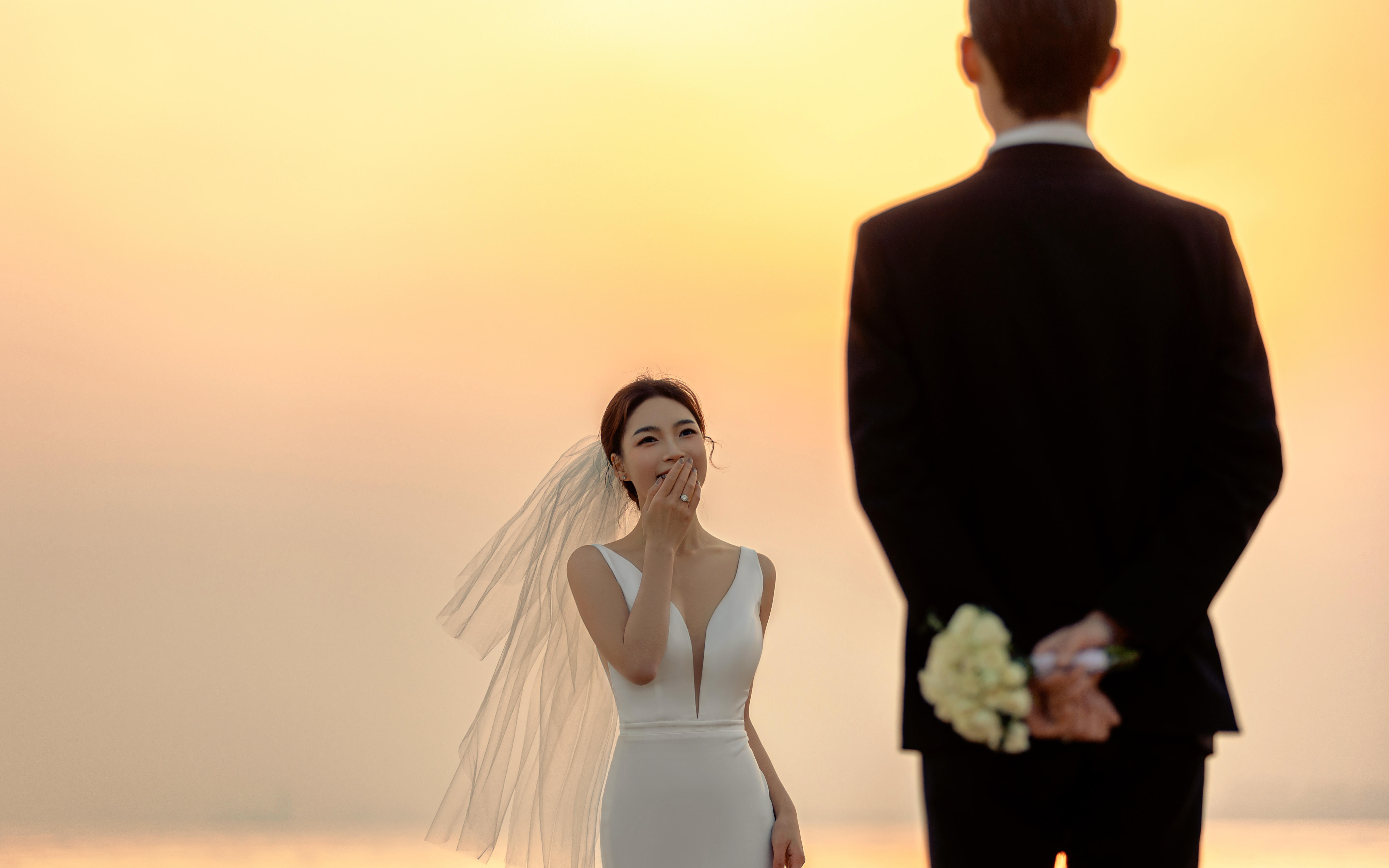 【法式印象】夕阳海景婚纱照的浪漫谁懂啊❗三亚旅拍