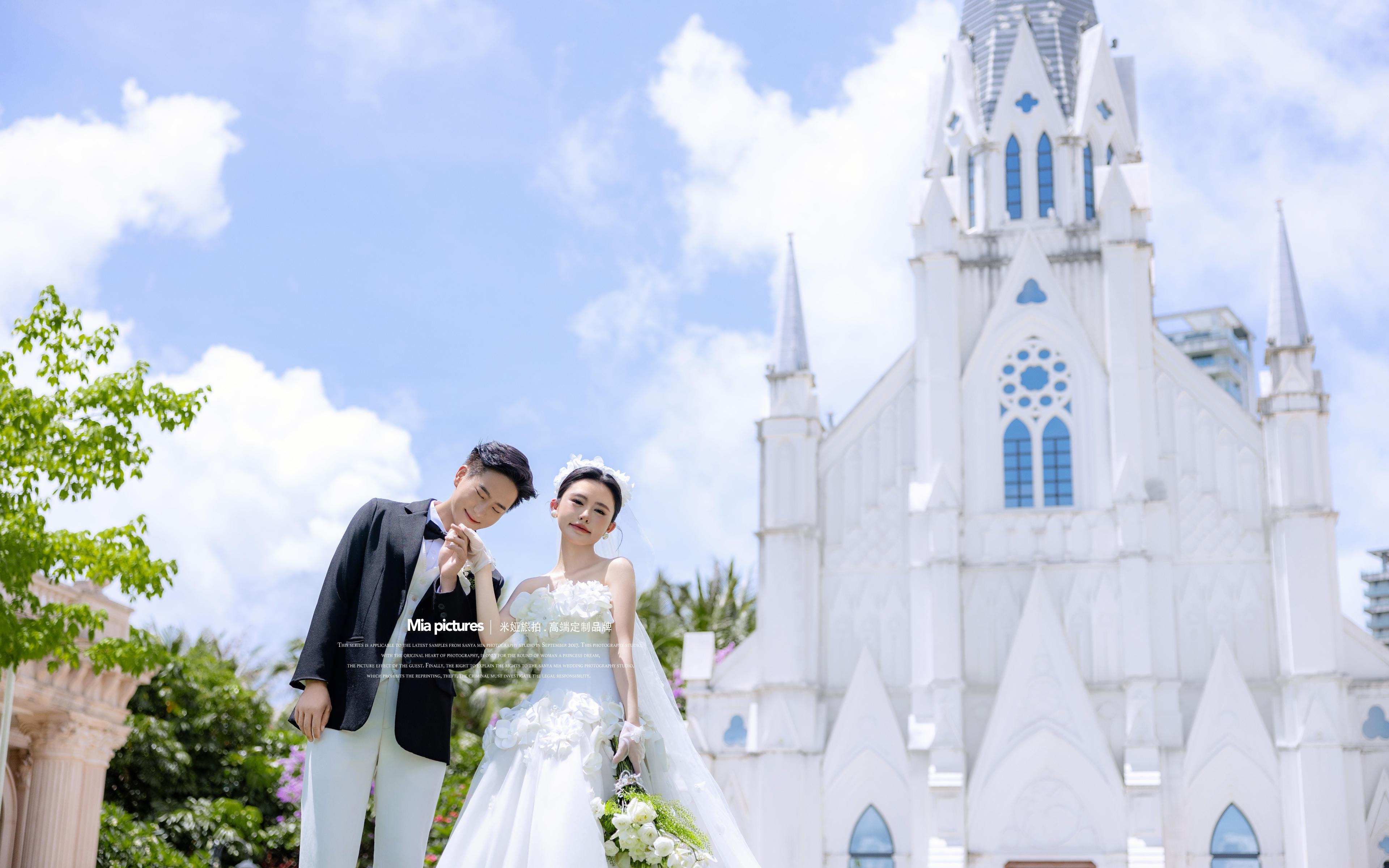 仪式感欧式教堂婚纱照来啦‼纪实浪漫