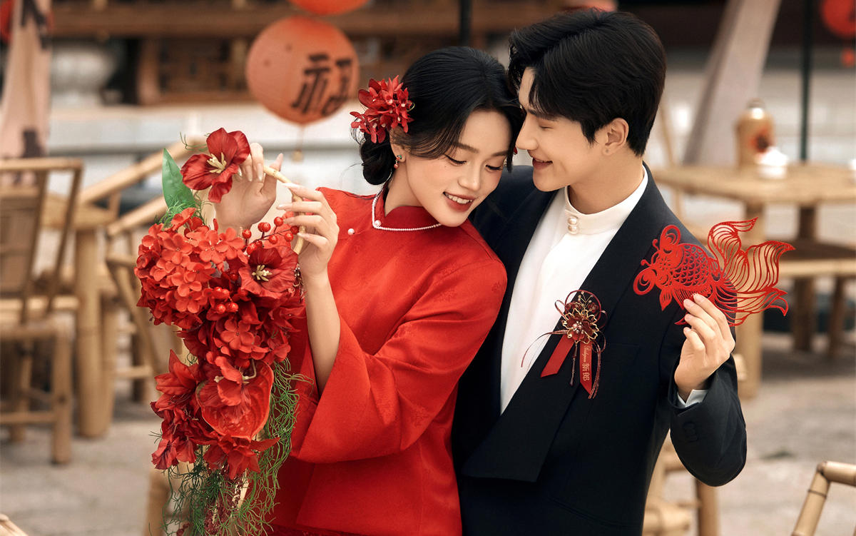 【D视觉摄影】拍中式婚照本想拍大家闺秀与富家少爷