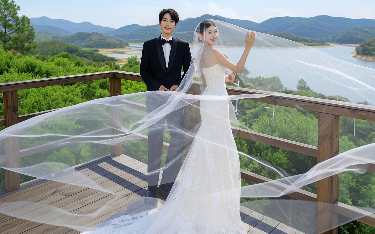 愿你愿我一路生花婚纱照拍出奔赴一生仪式感