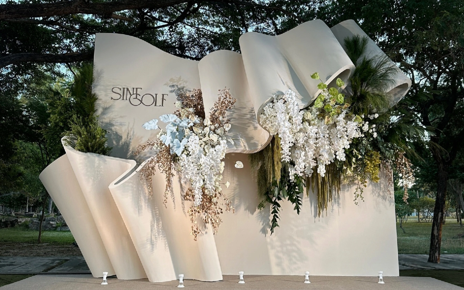 【泰式户外婚礼】轻松氛围 自然之美