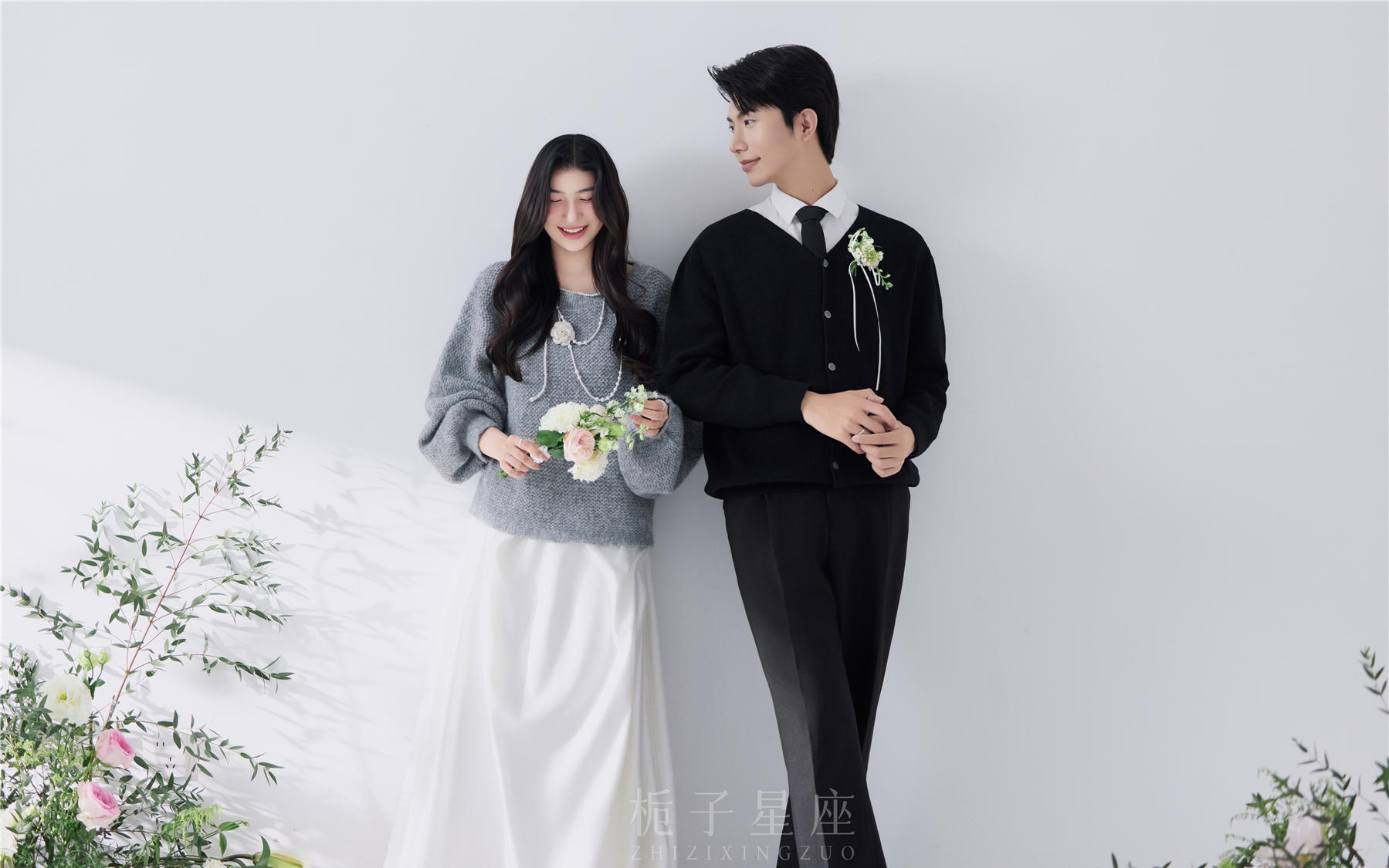 高甜預(yù)警！教科書級韓系婚紗照來啦?氛圍感直接拉滿