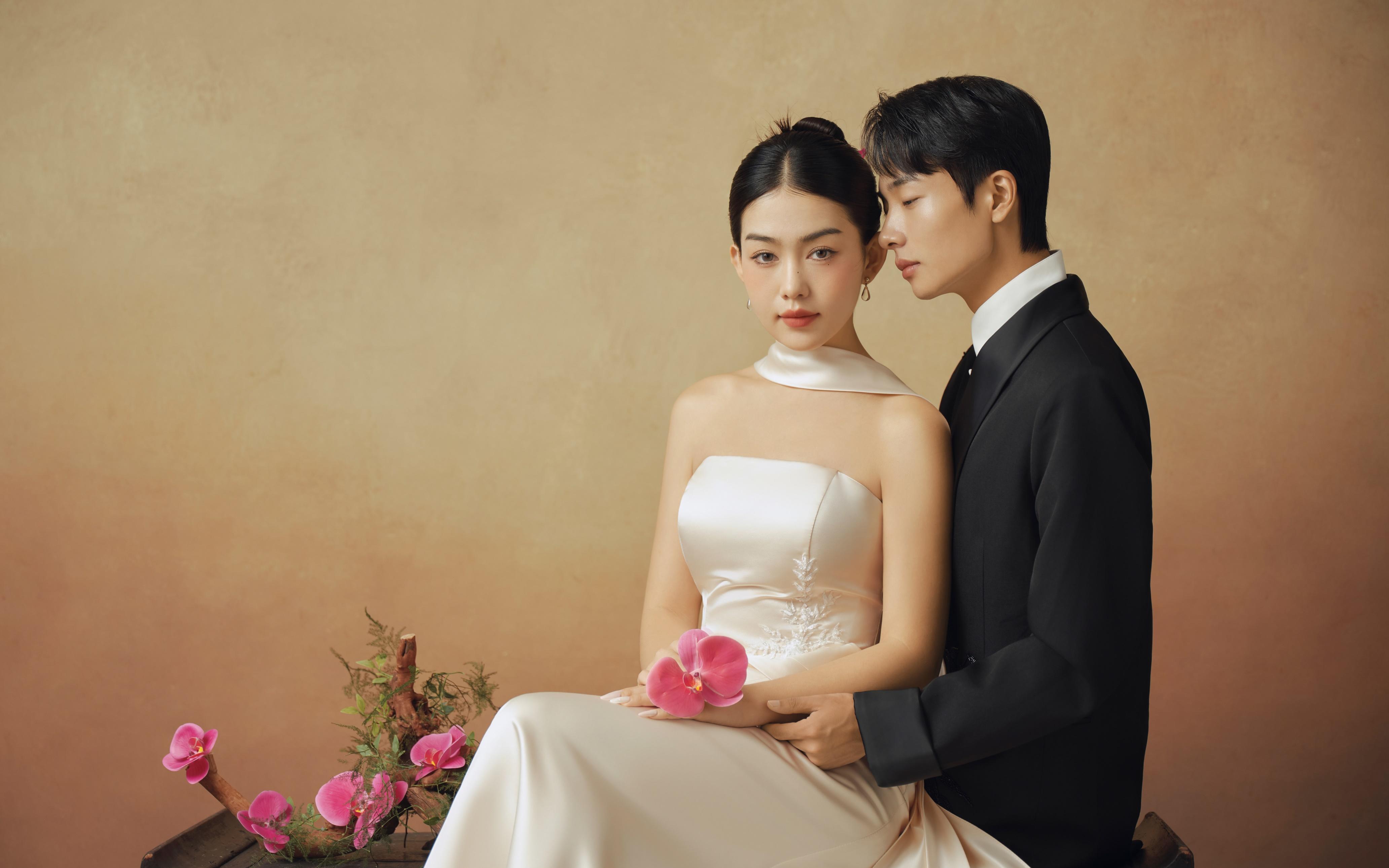 一眼淪陷的新中式婚紗照