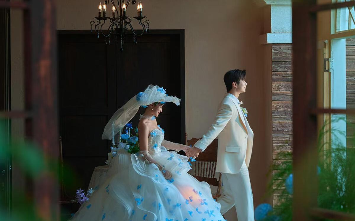 【拍到了少女感满分的森系婚纱照】