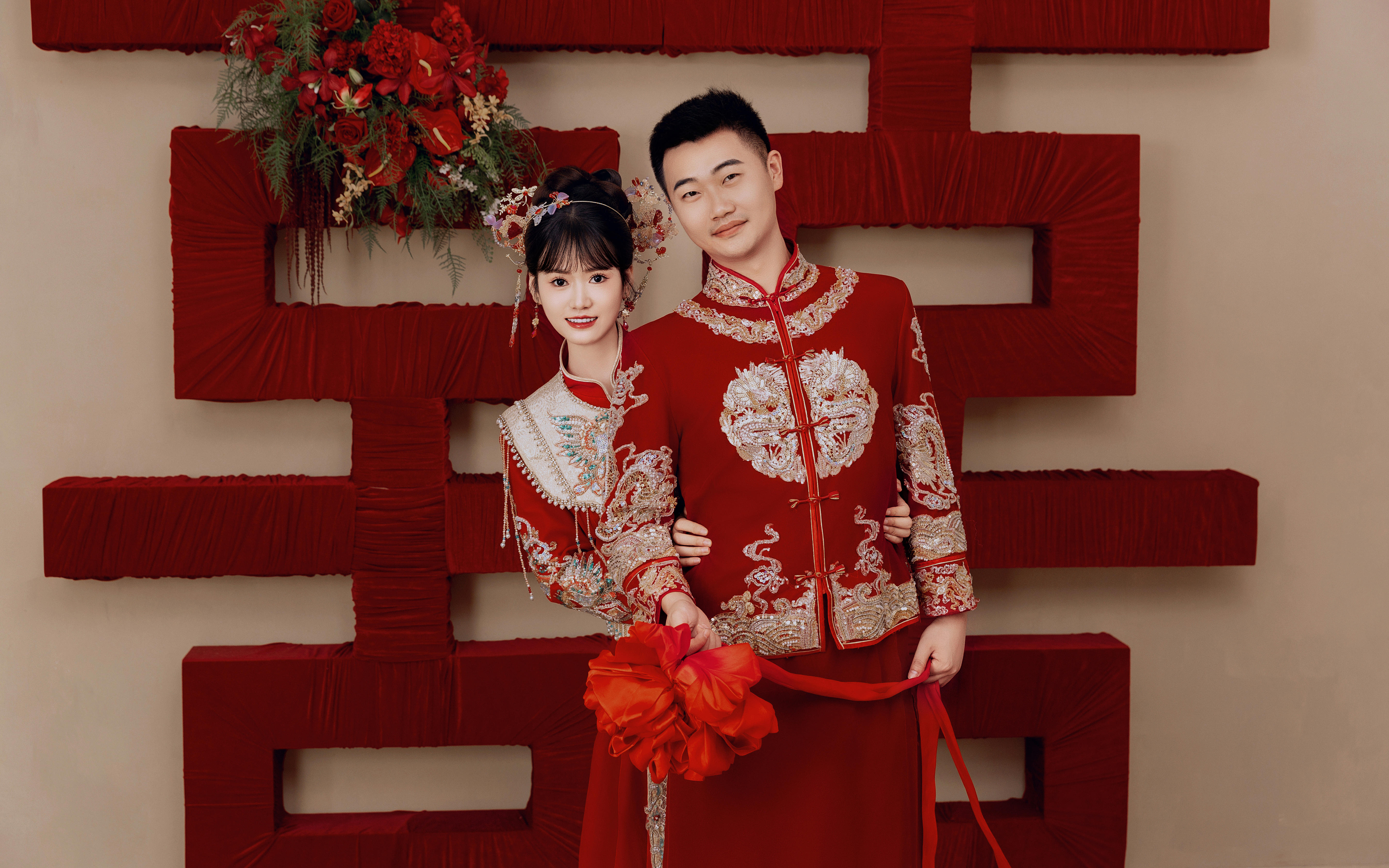 甜蜜度滿滿的囍嫁婚紗照