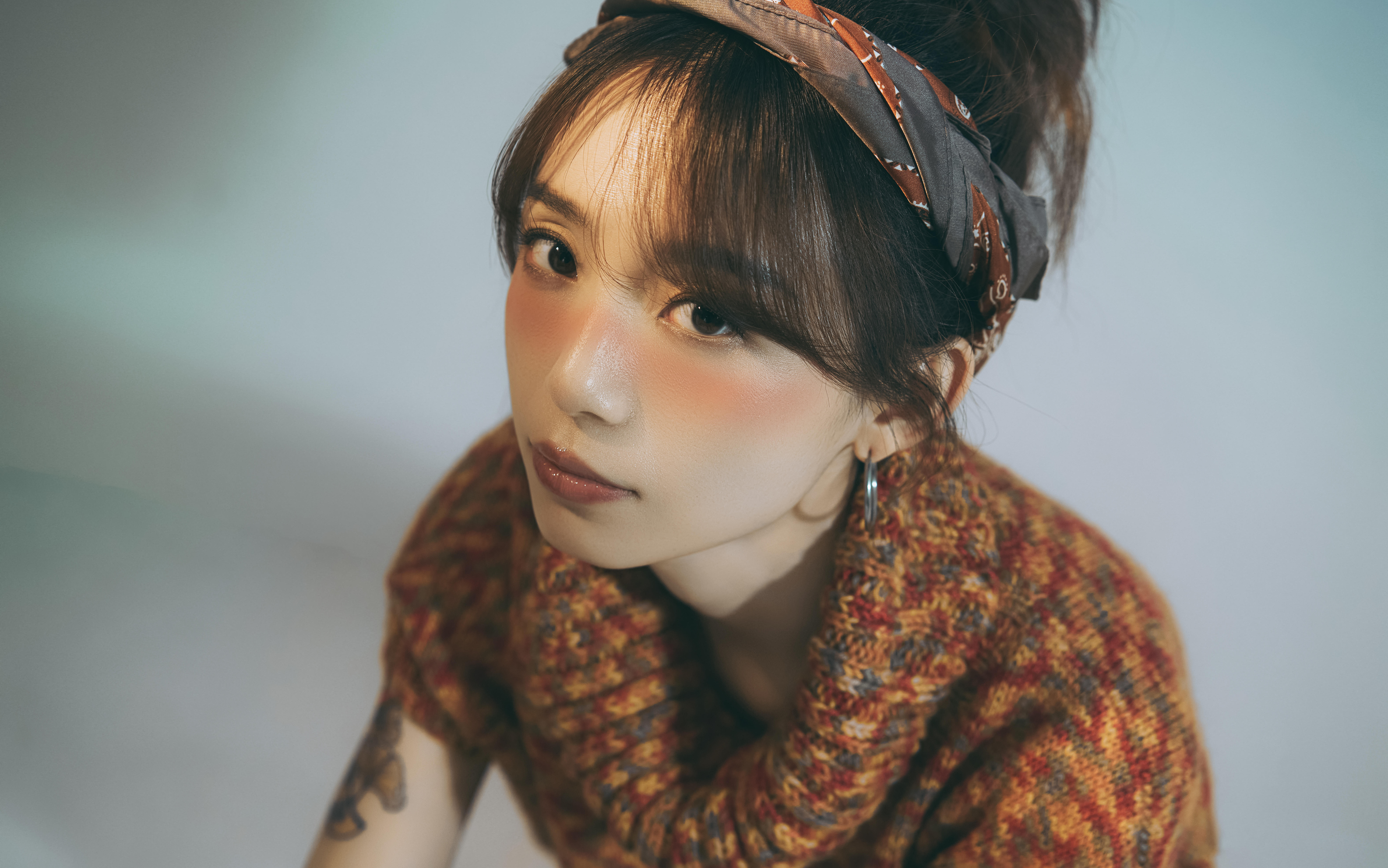 彩色毛衣