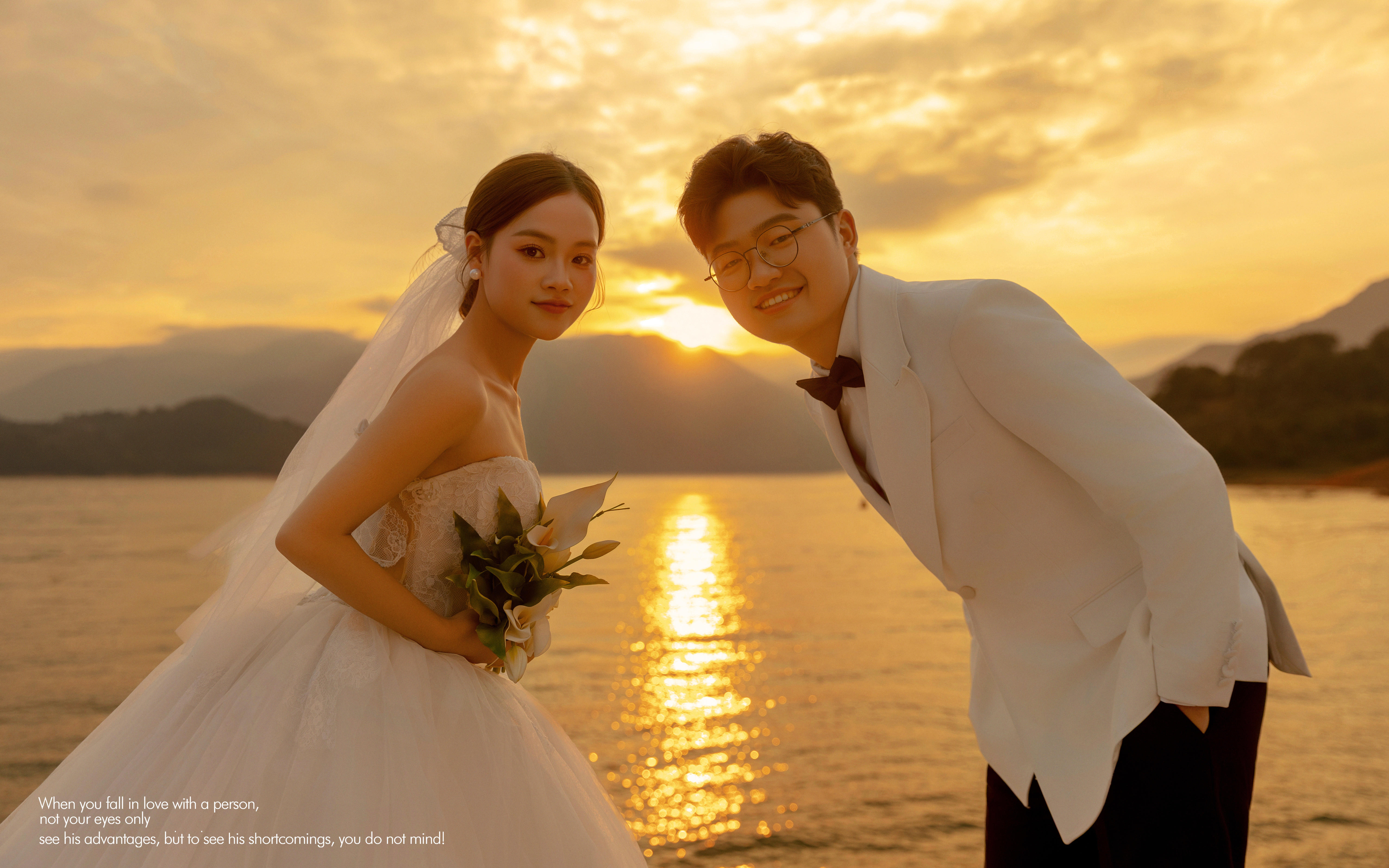 邂逅橘子海，日落18:08拍到氛围💯夕阳婚纱照