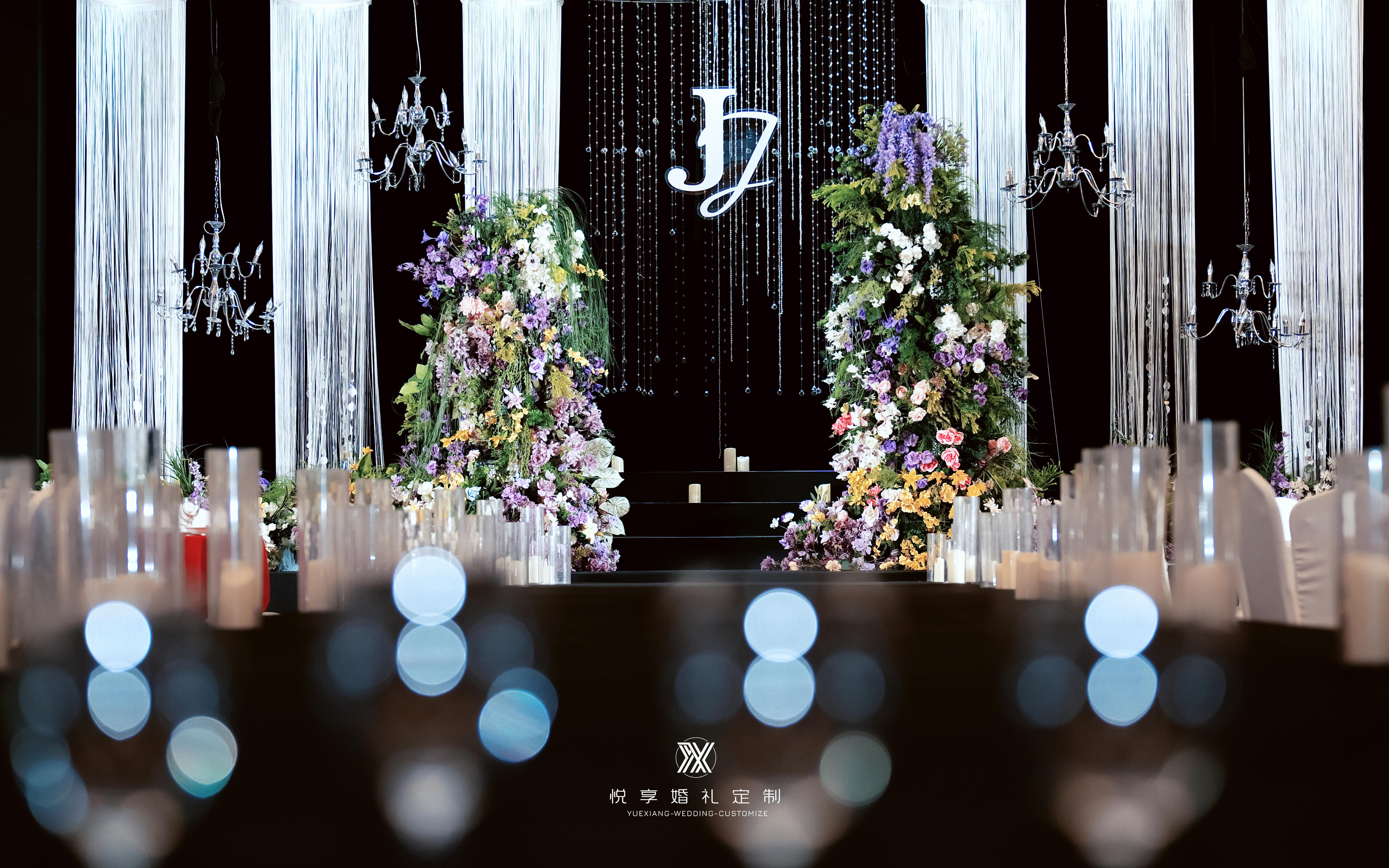 【悦享婚礼】美疯了的韩式紫色水晶婚礼！