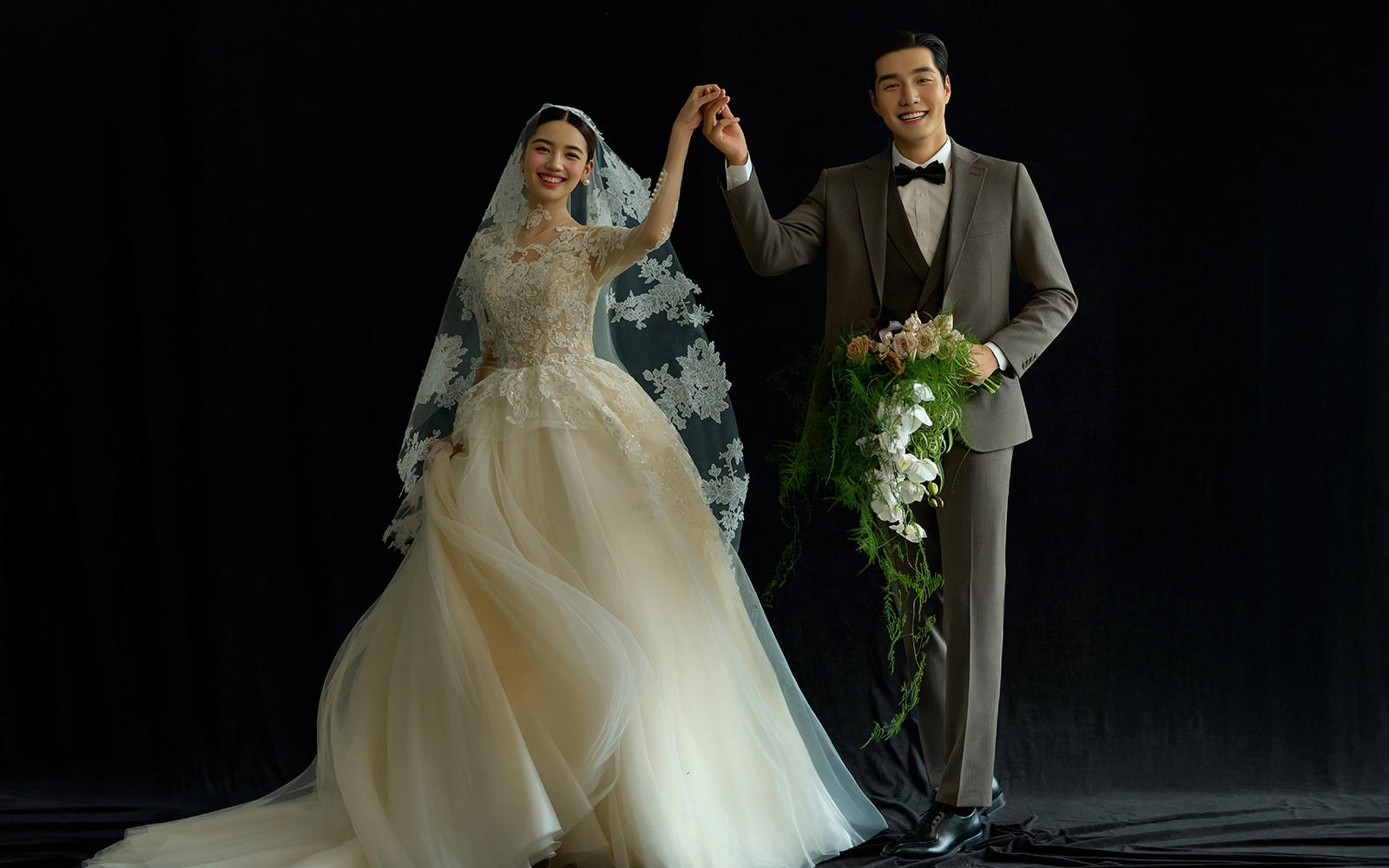 備婚必看?一定不要錯(cuò)過這組高定主紗婚紗照