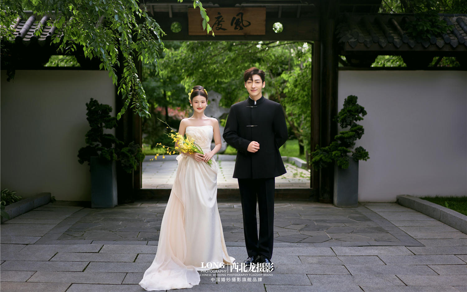 【西北龙摄影】东方风韵园林婚纱照