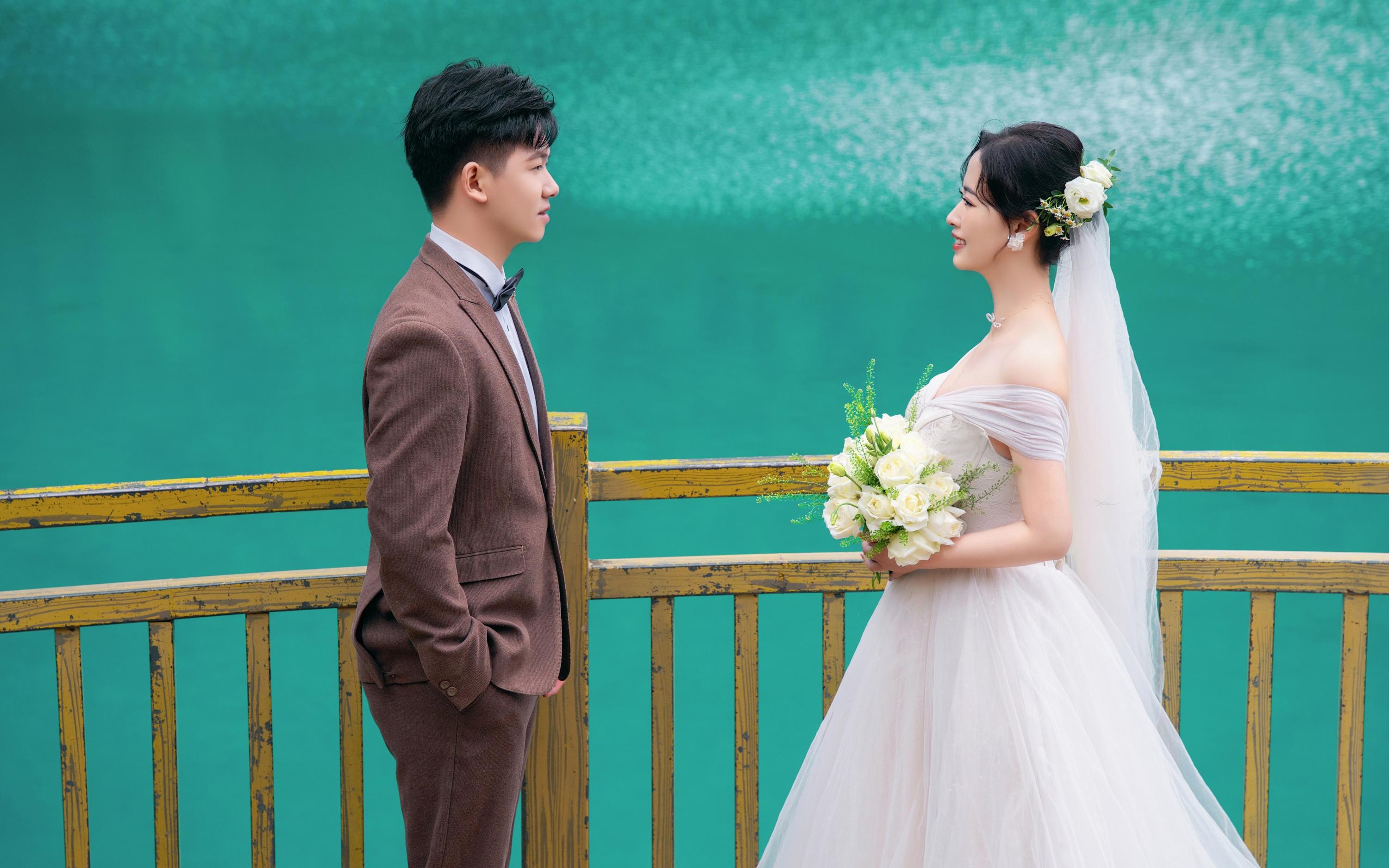 丽江5A景点蓝月谷客片欣赏唯美经典韩式婚纱照