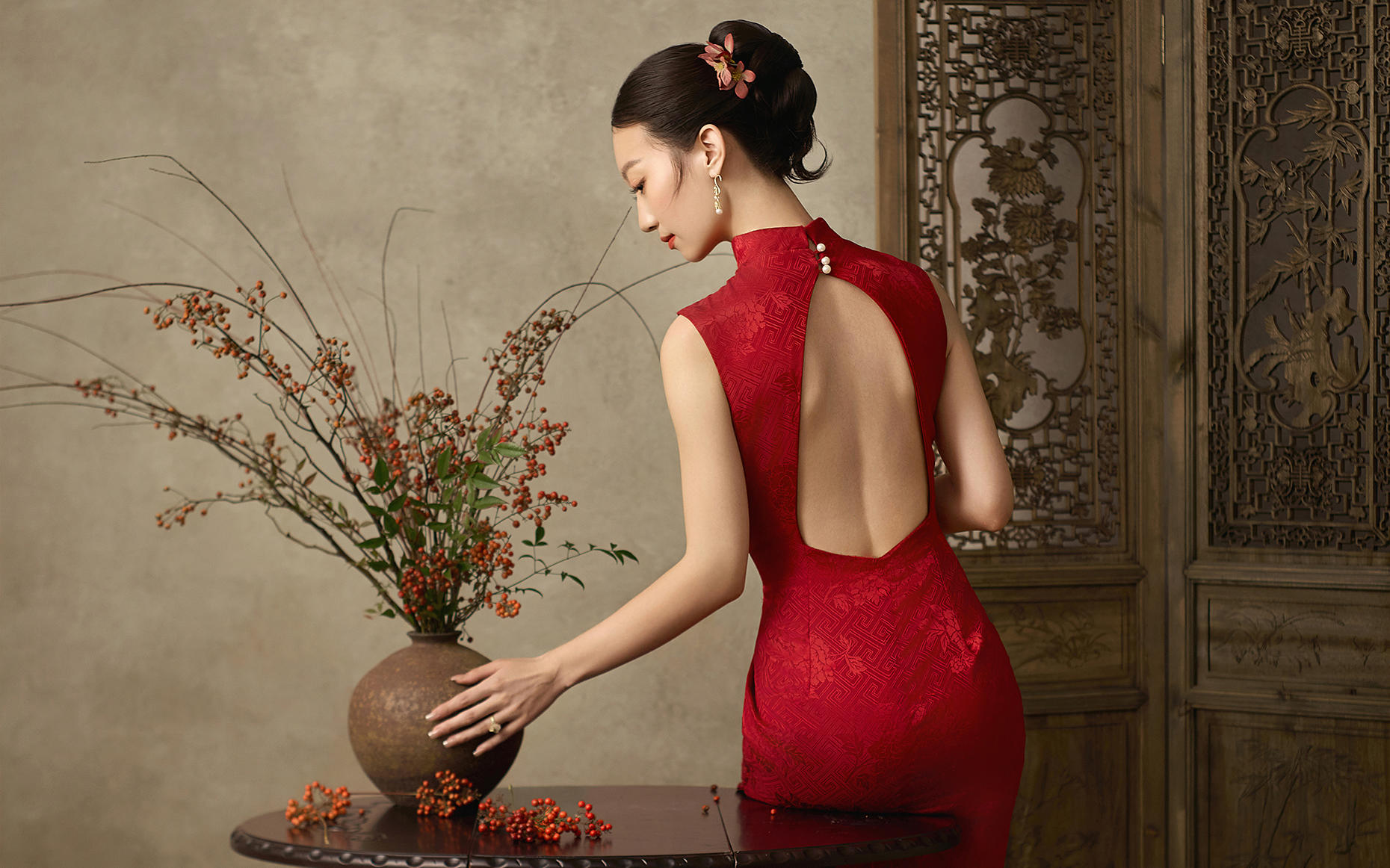 喜慶又溫婉的新中式旗袍婚紗照??一定要拍吖