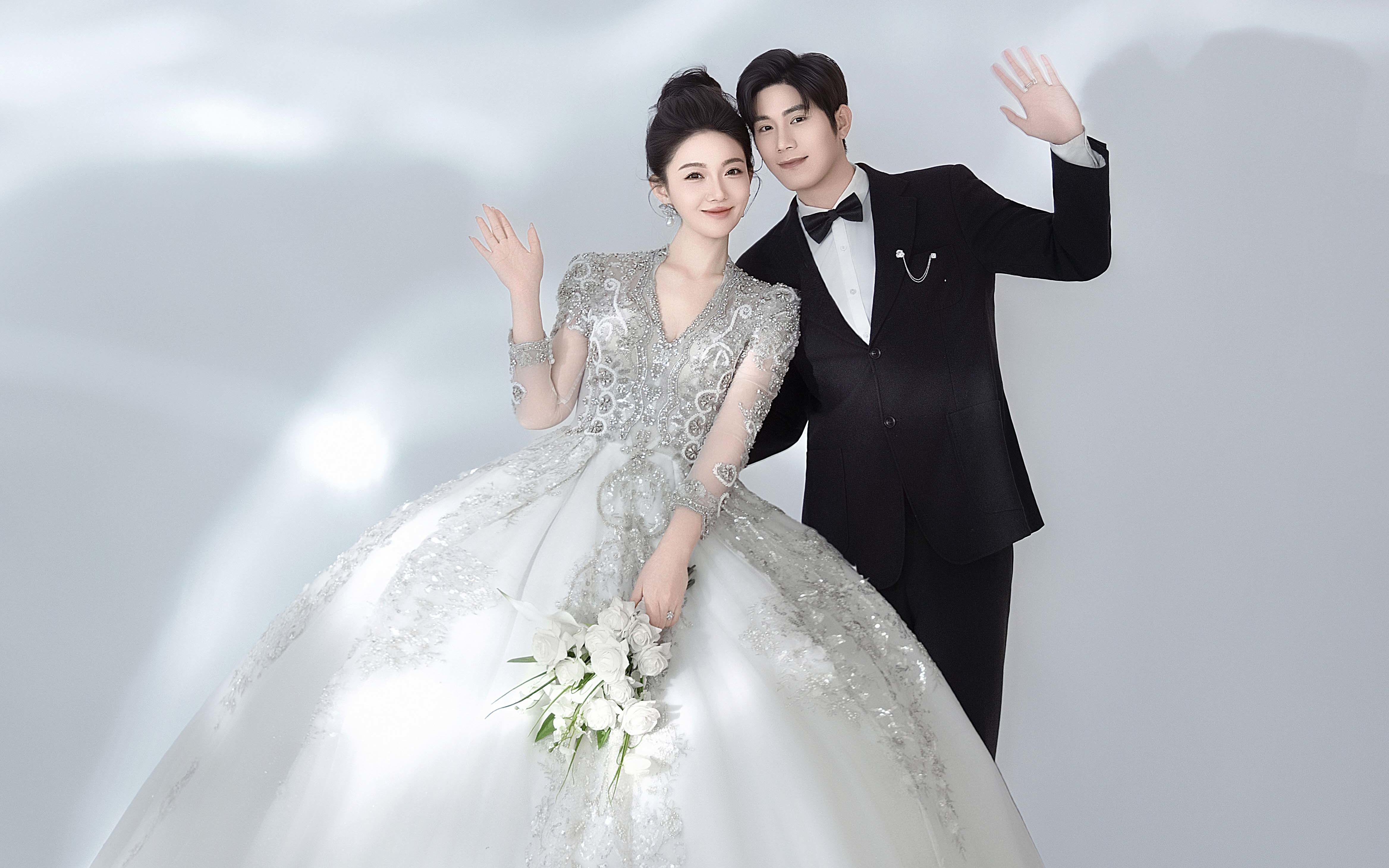 被追问无数次水波纹光影婚纱照  唯美高级