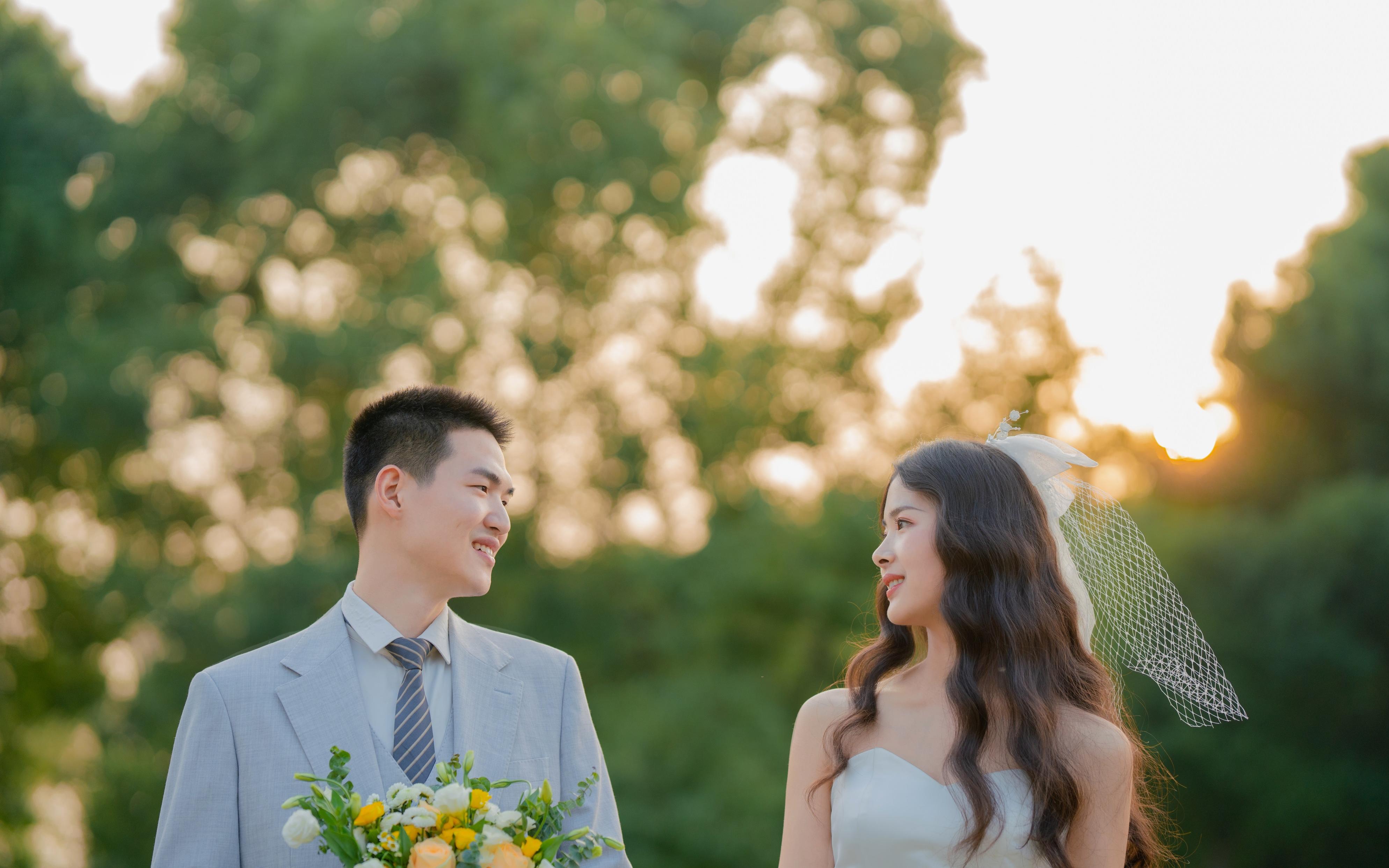 不落俗套的浪漫森系婚纱照||甜蜜预警