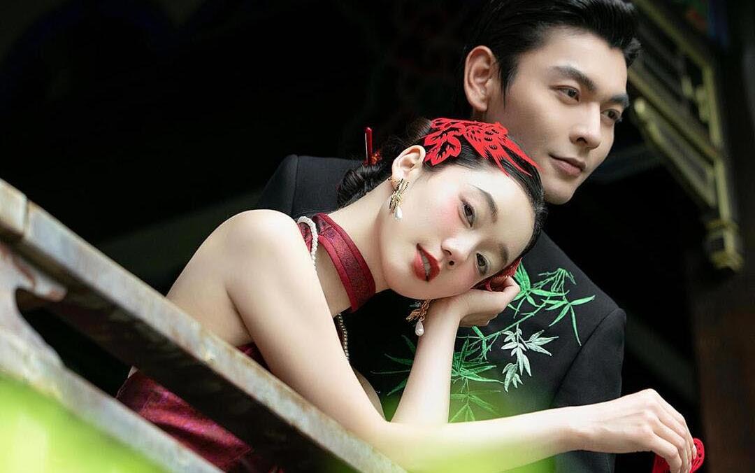 中式园林🏮东方美学新中式婚纱照真的好绝