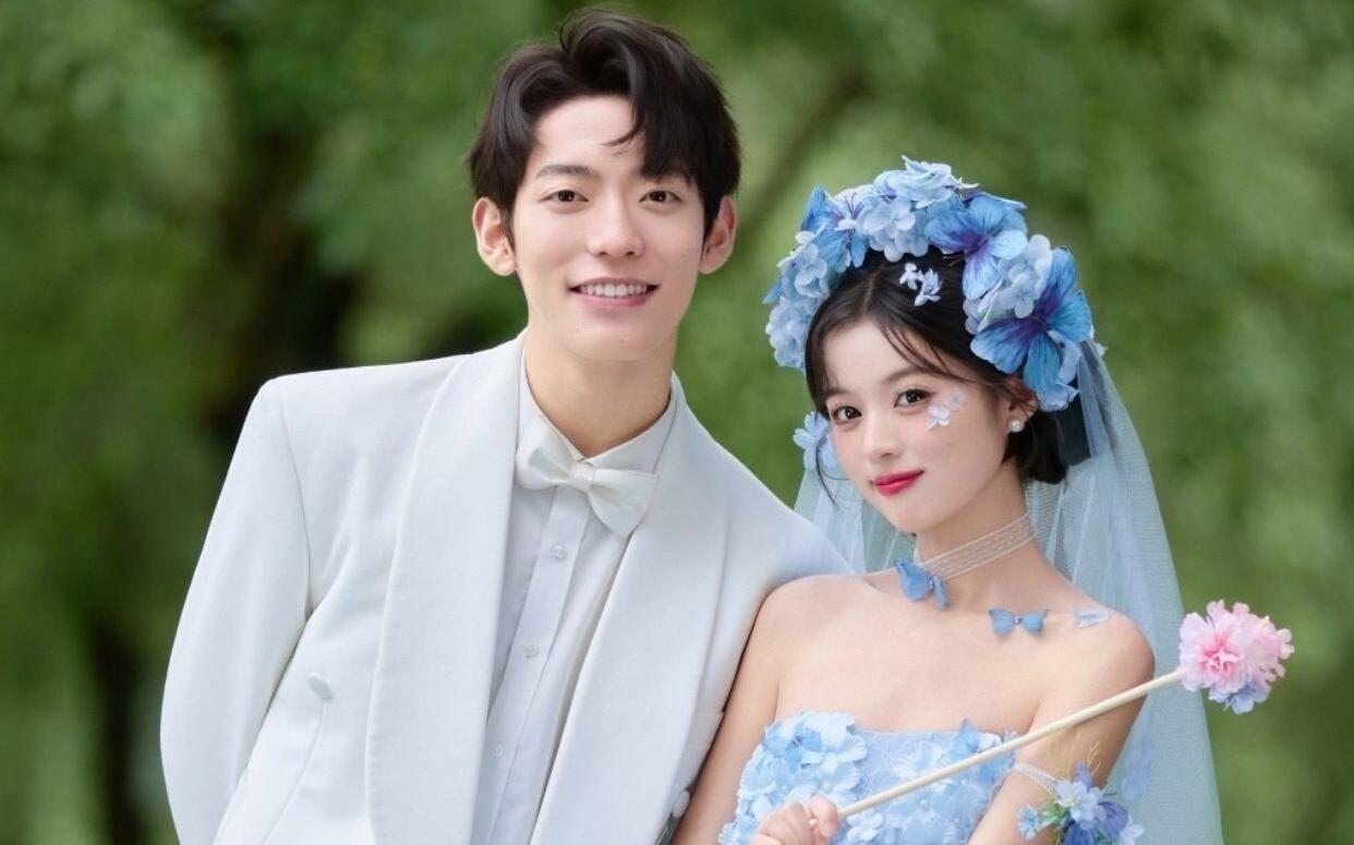 【藍(lán)色花神婚紗照】