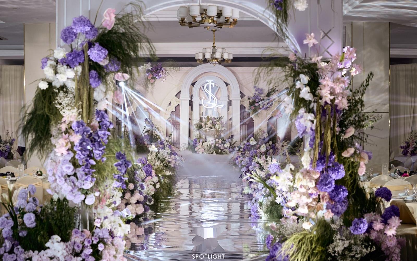 喜橙|法式紫色系婚禮