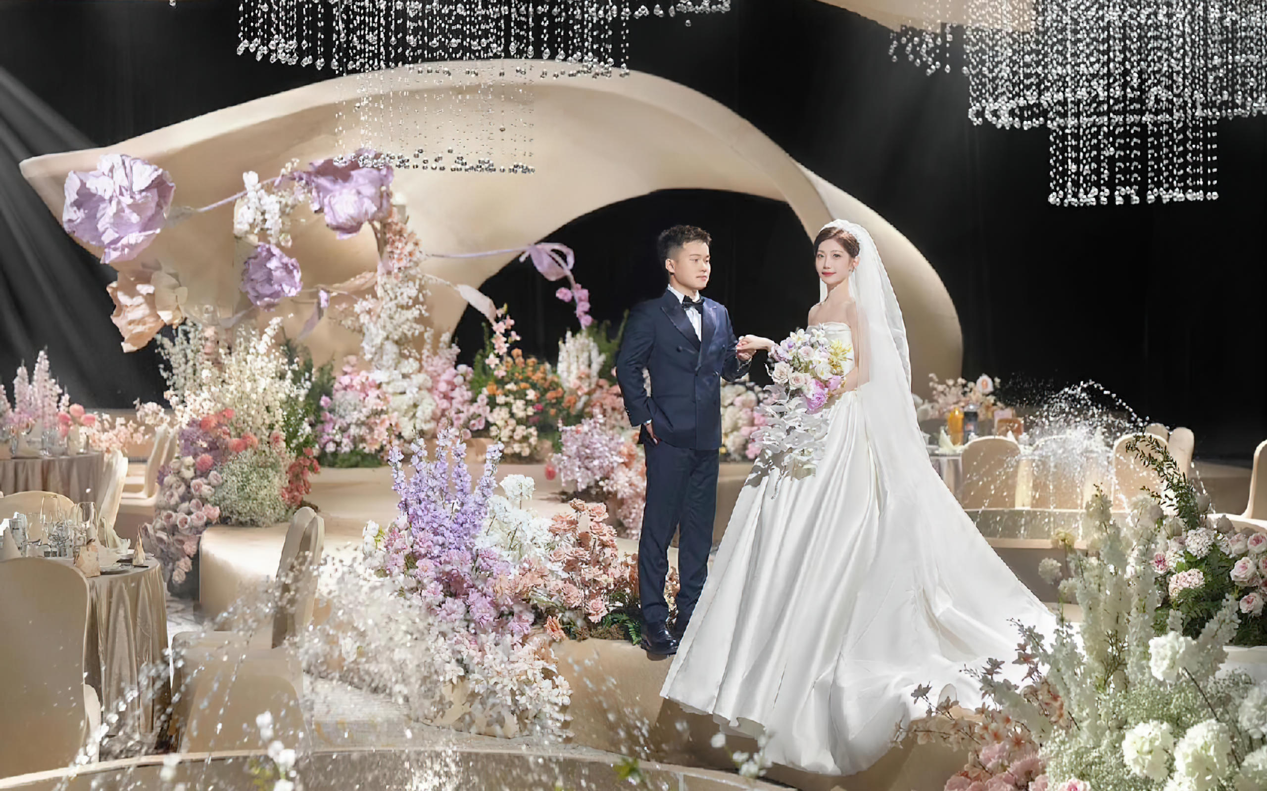 i-shine 韩式香槟色婚礼