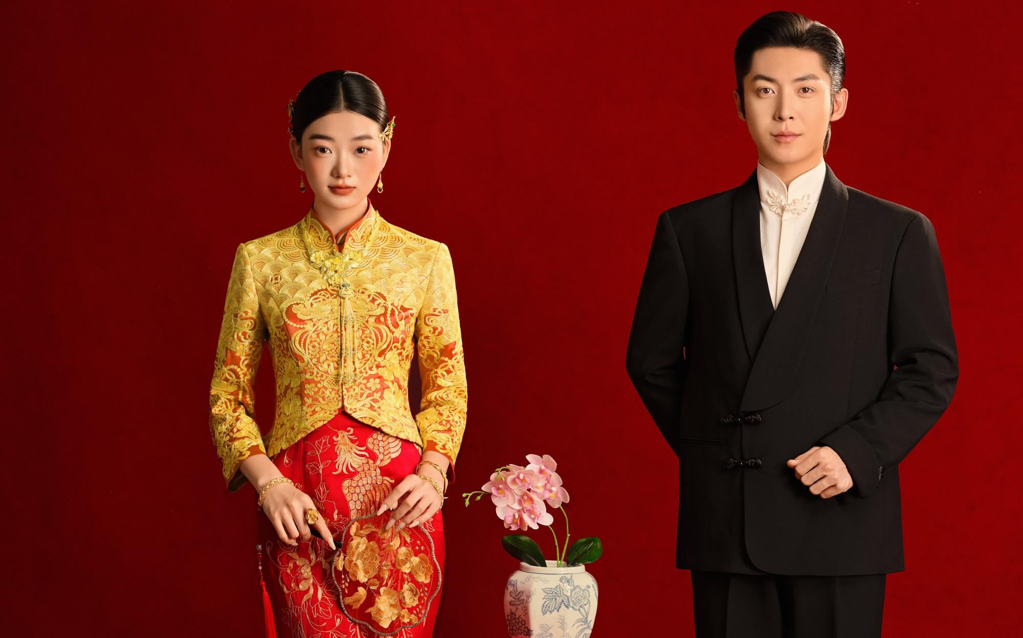 大愛(ài)新中式婚紗照，超喜慶被爸媽夸慘了