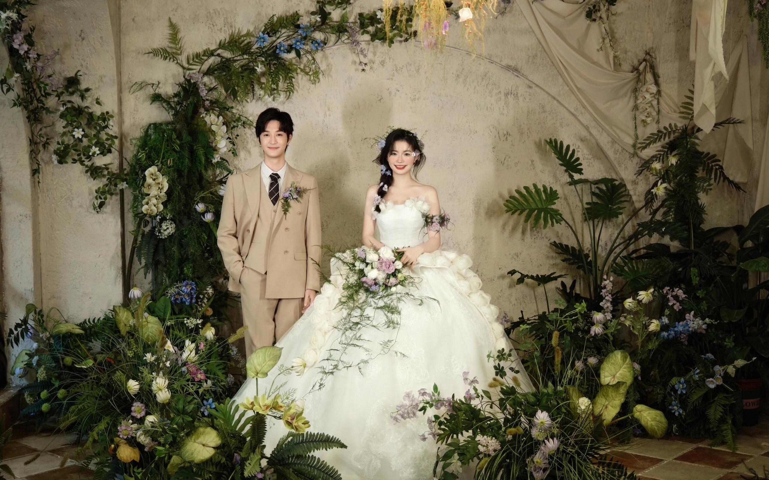 解锁鲜花法式婚纱照～氛围感绝了💐