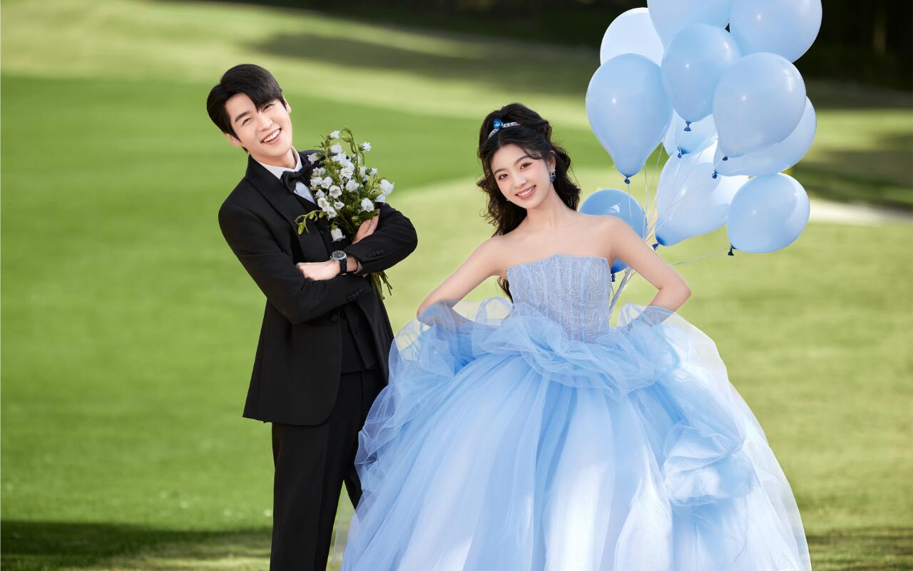 【藍(lán)予晴空甜美少女婚紗照】