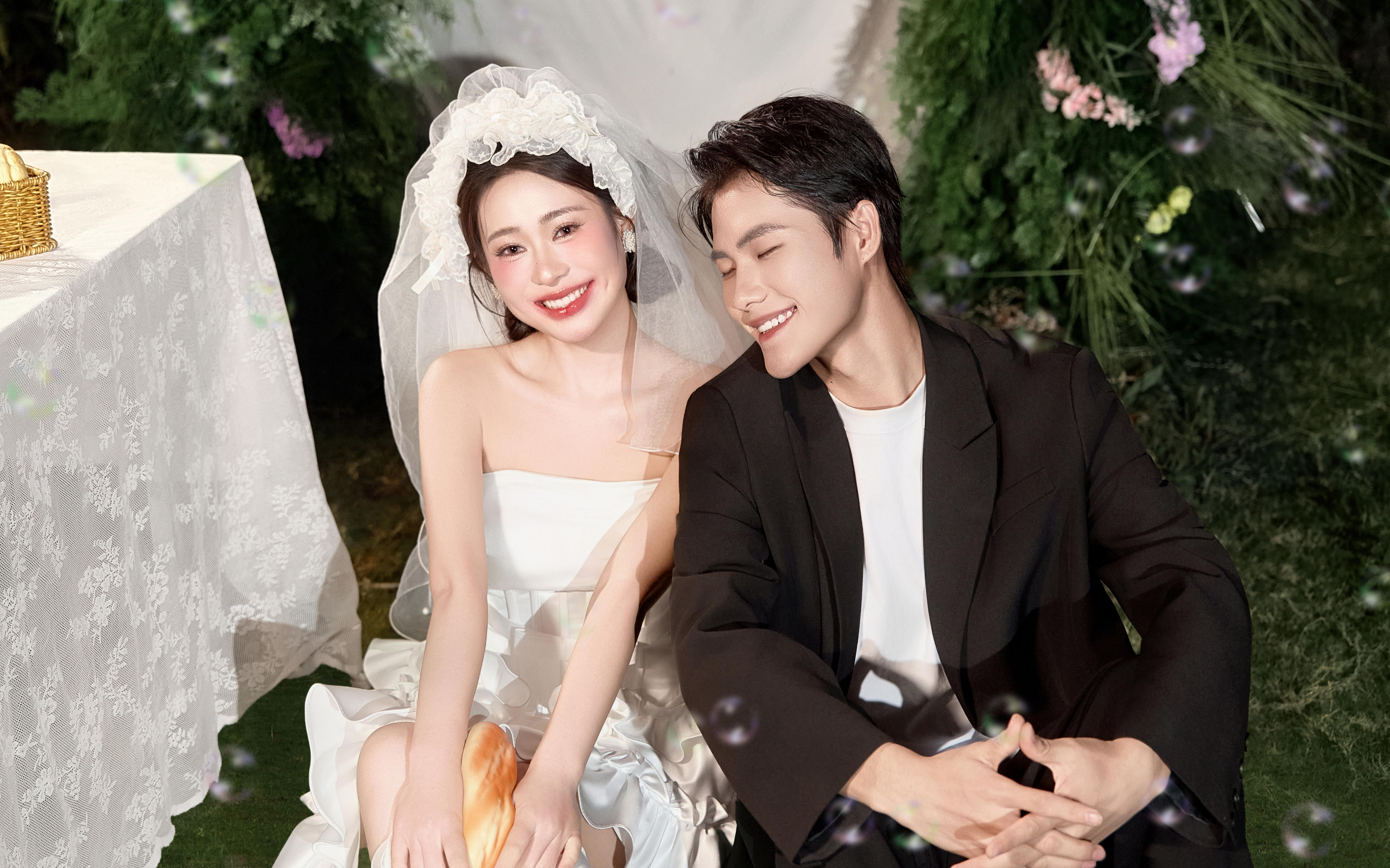 好甜！少女感韩式婚纱照~