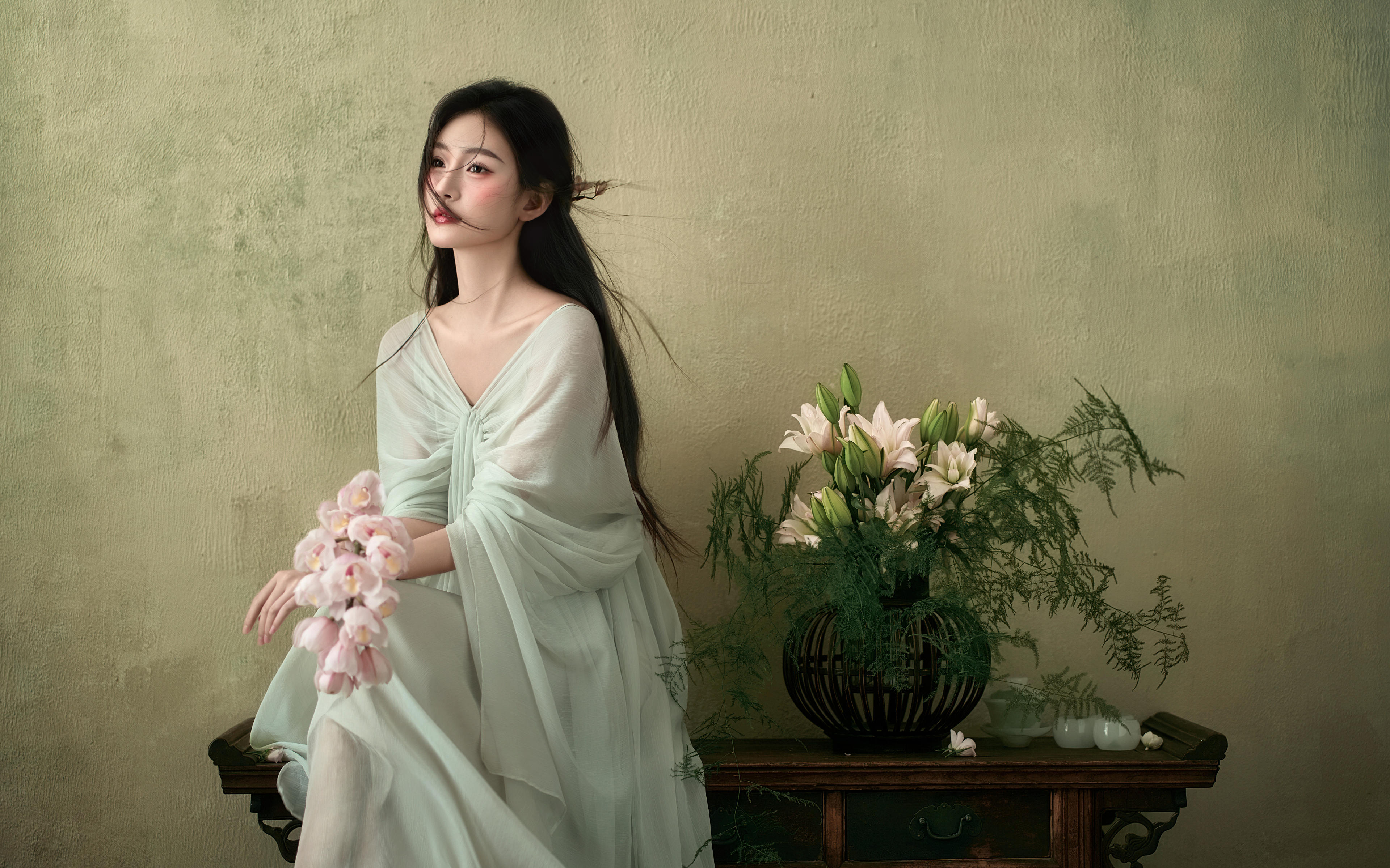 完全被美到??一眼就淪陷的新中式國畫婚紗照