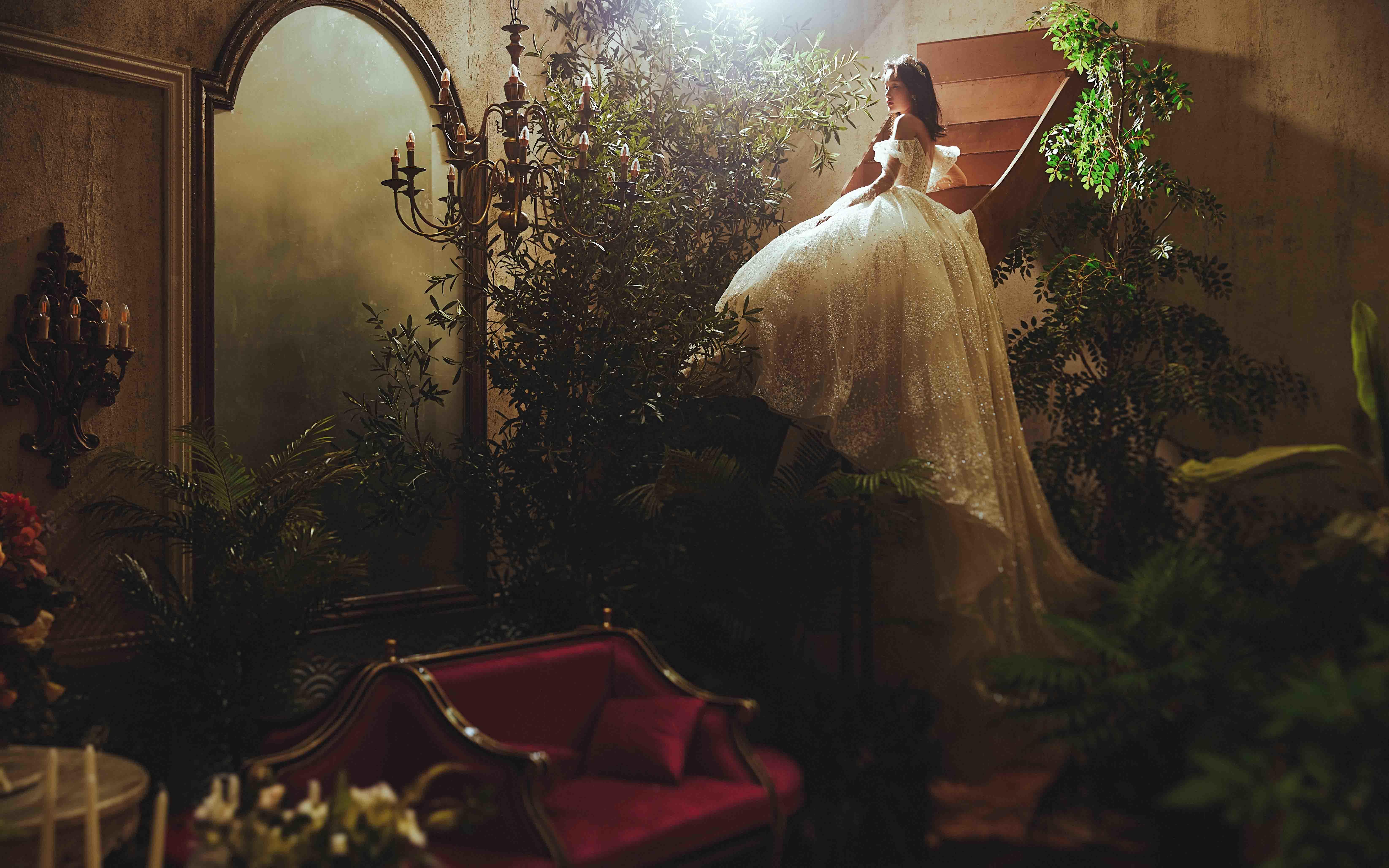 森系治愈感婚纱照