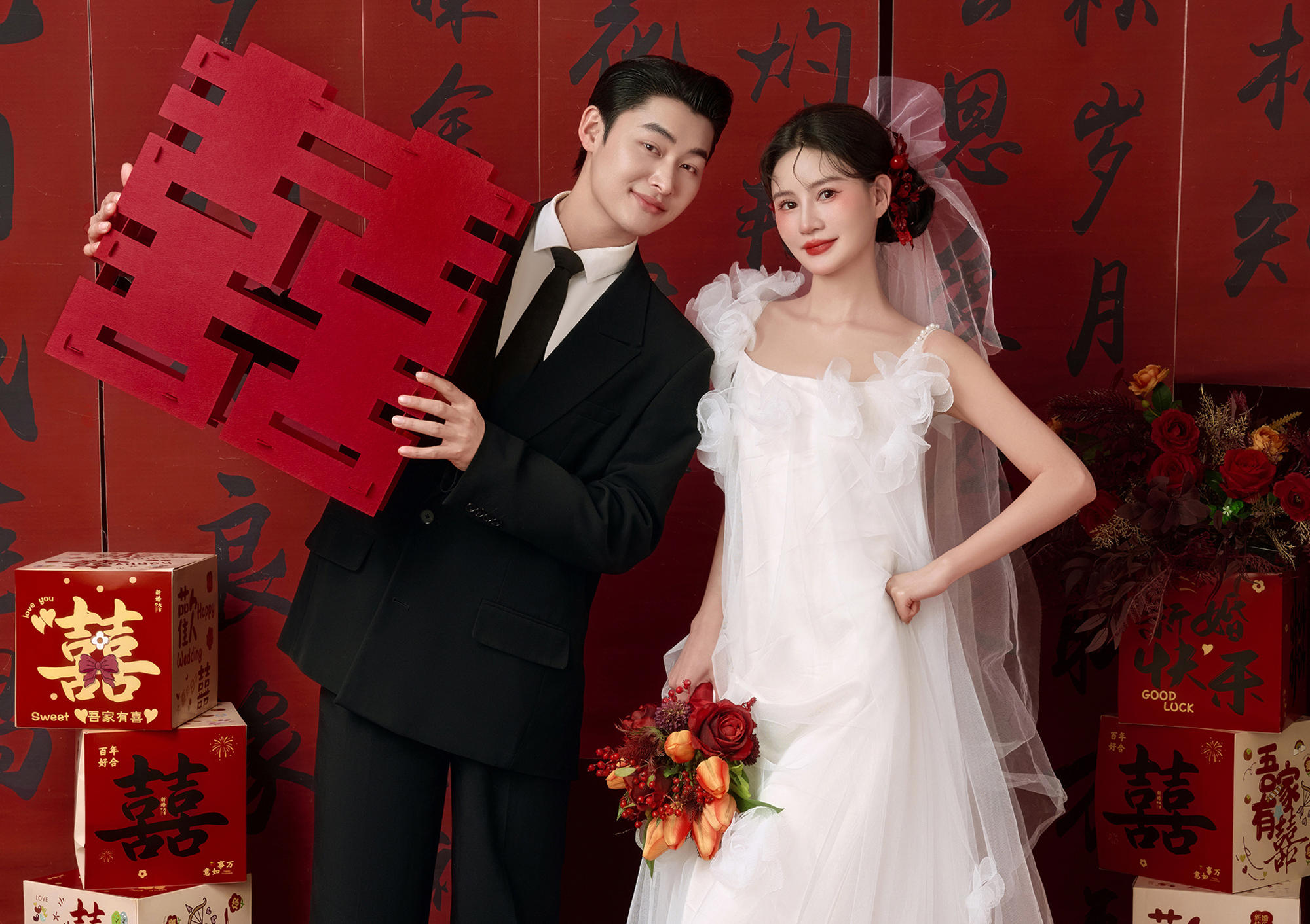 千万不能错过的喜嫁婚纱照❤️每一张都甜化了