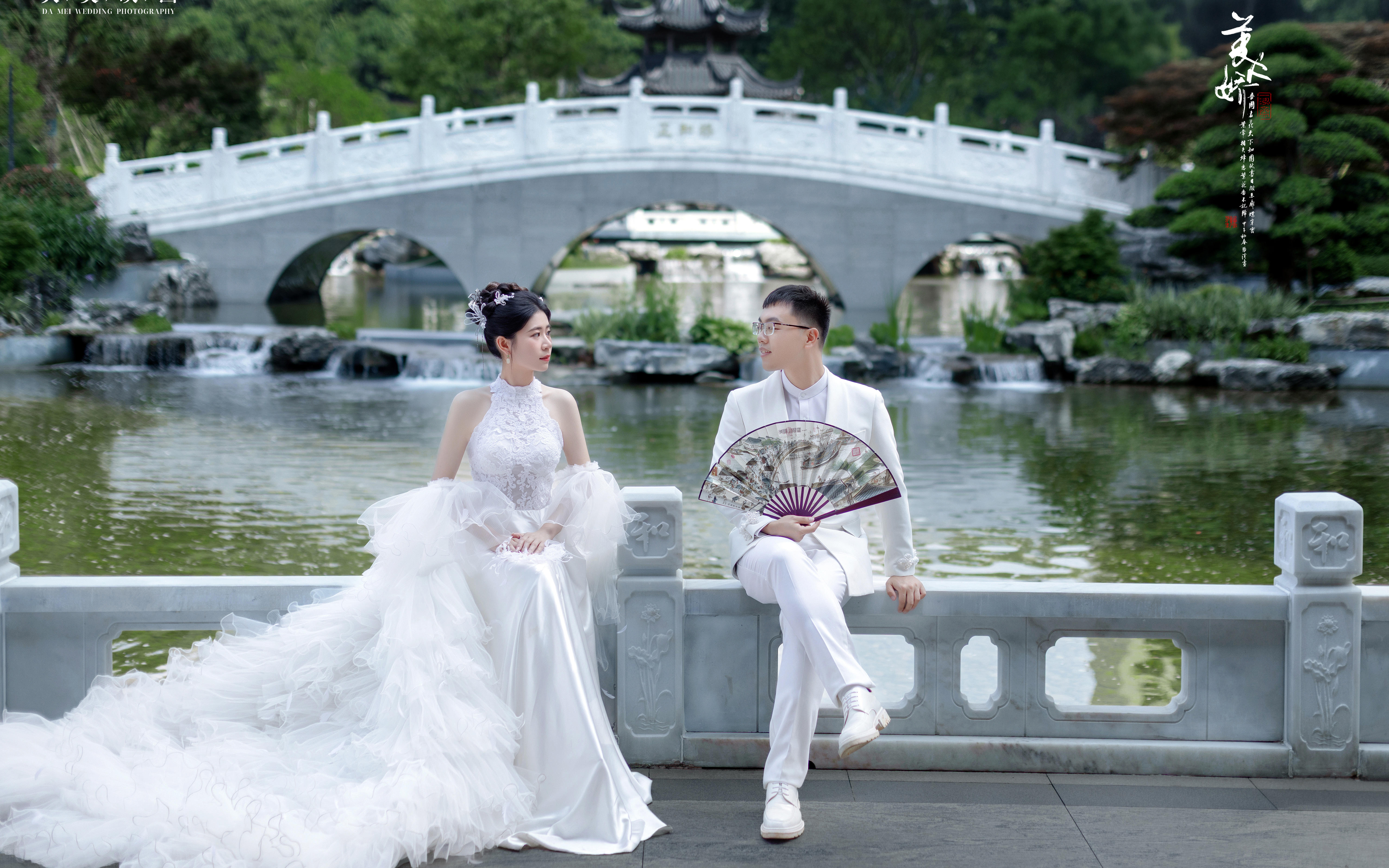东方美学🎋新中式园林婚纱照，温婉又高级
