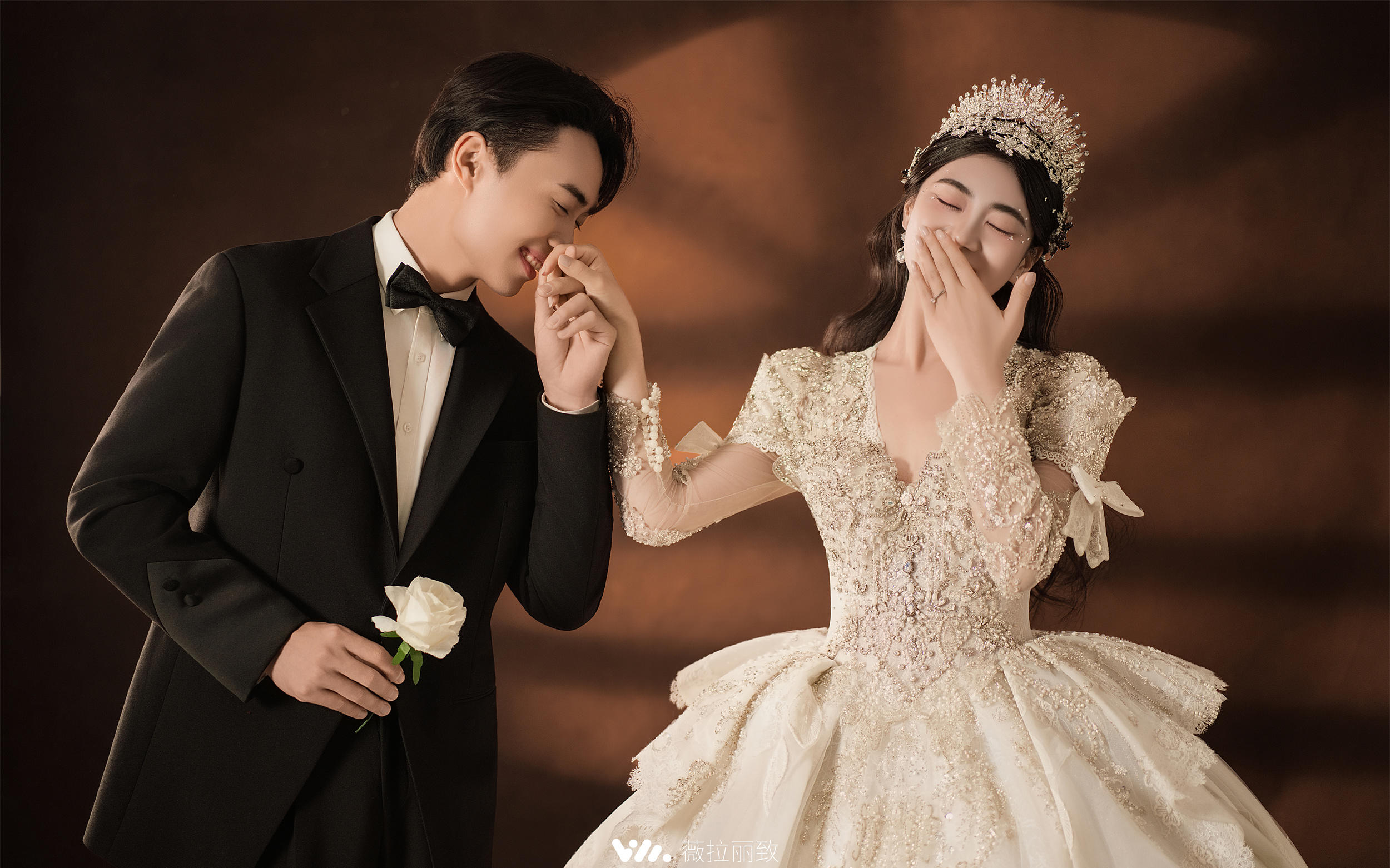 公主仪式感🥰这才是00后会选的婚纱照风格