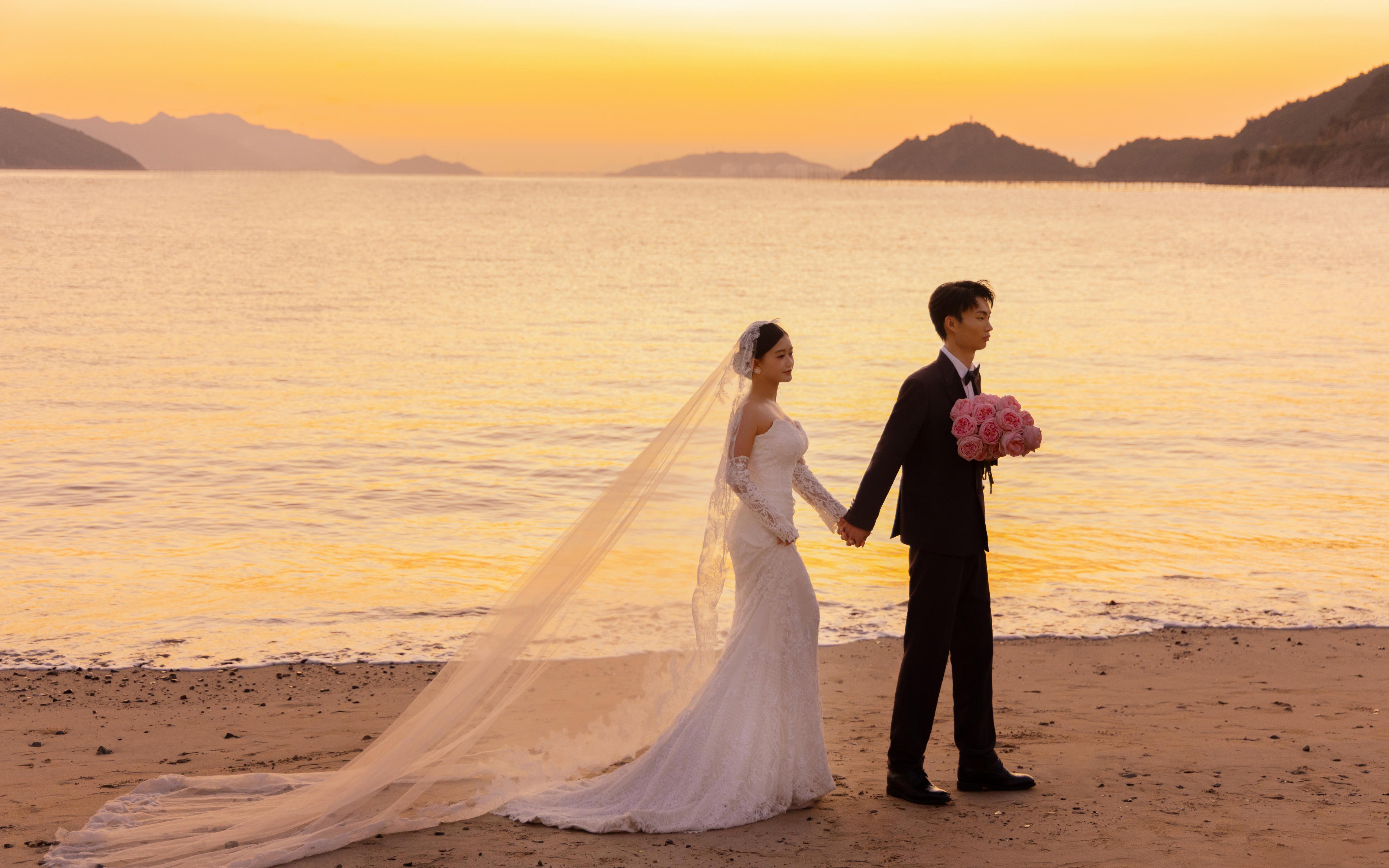 巴黎客片「落日海景」