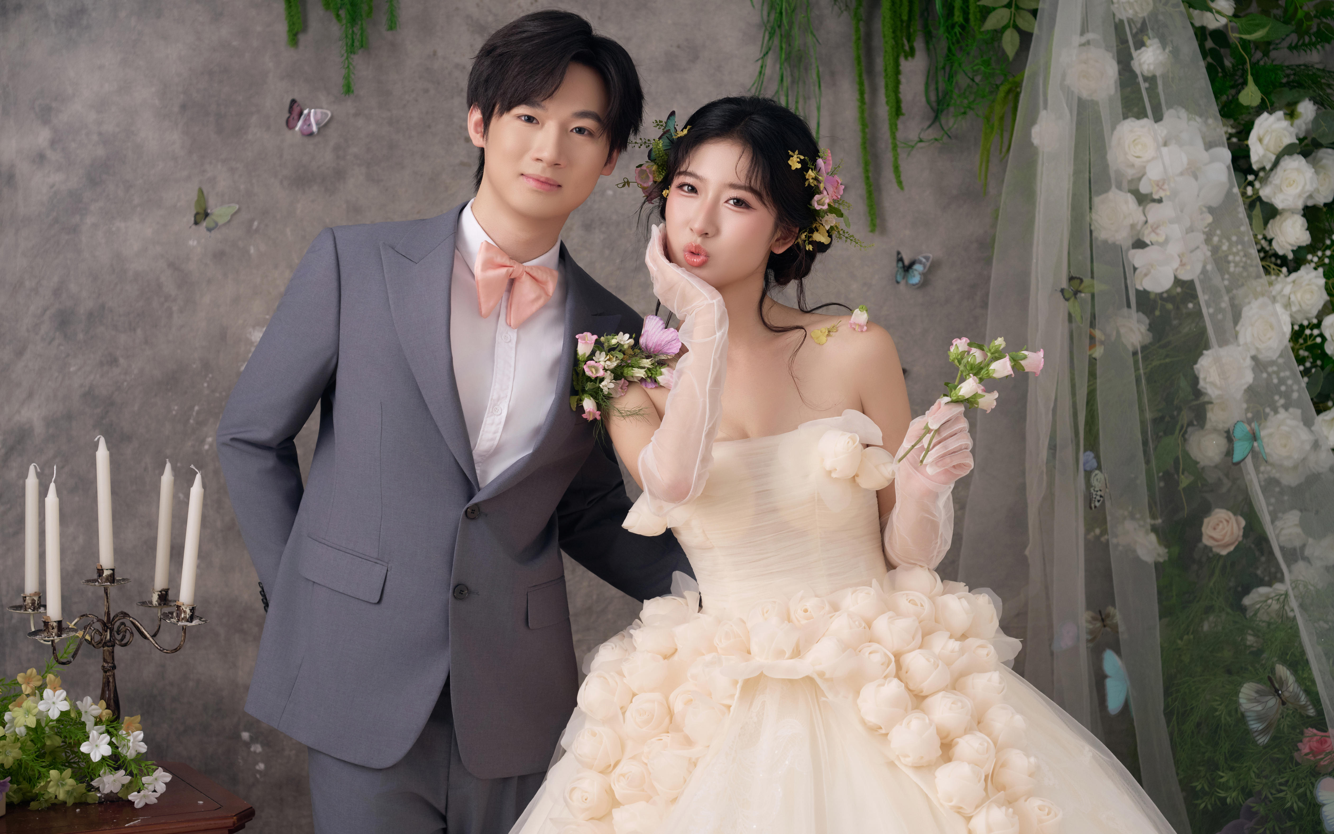 【愛(ài)琴海岸婚紗攝影】● 甜美花房