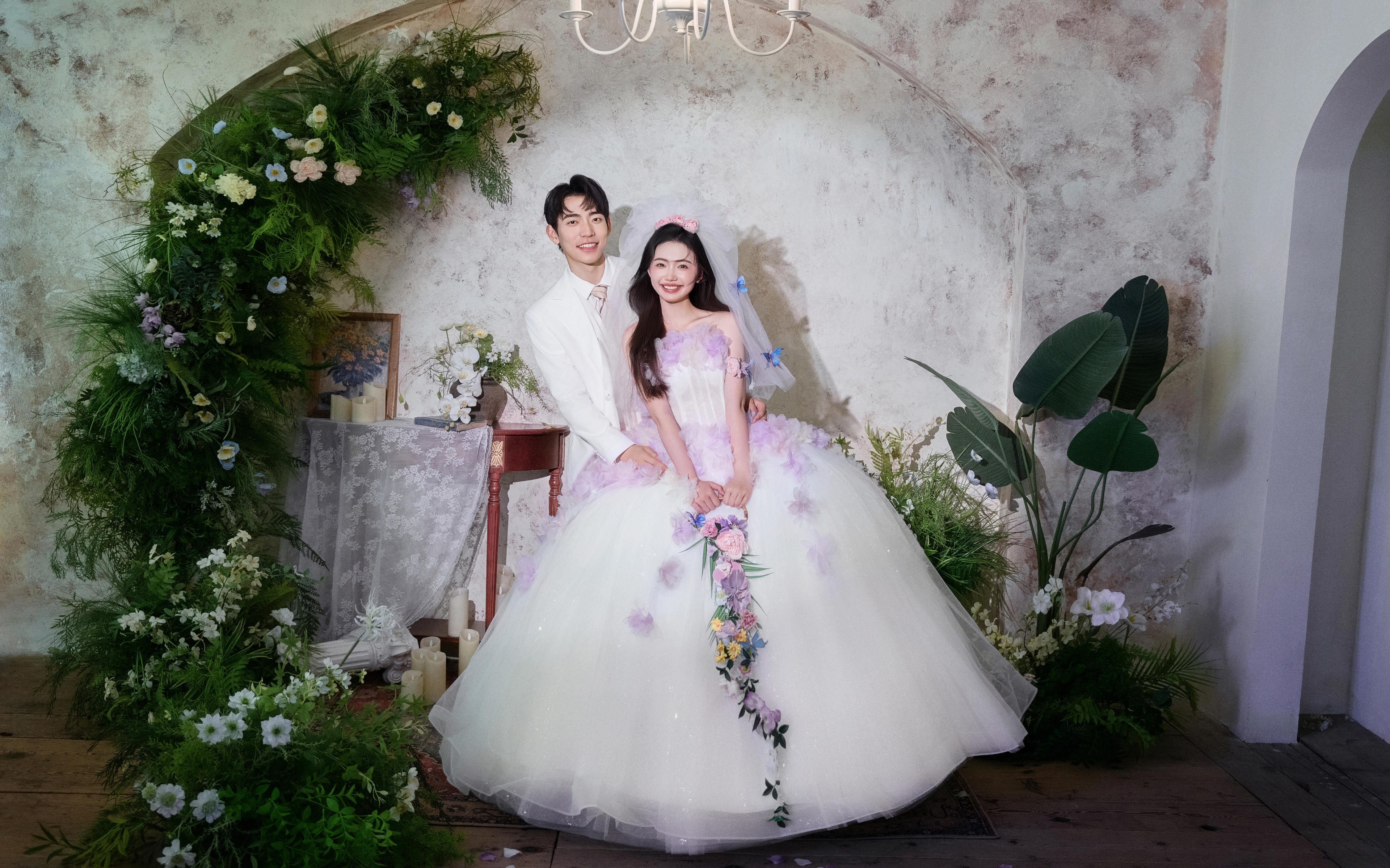 仪式感小清新婚纱照