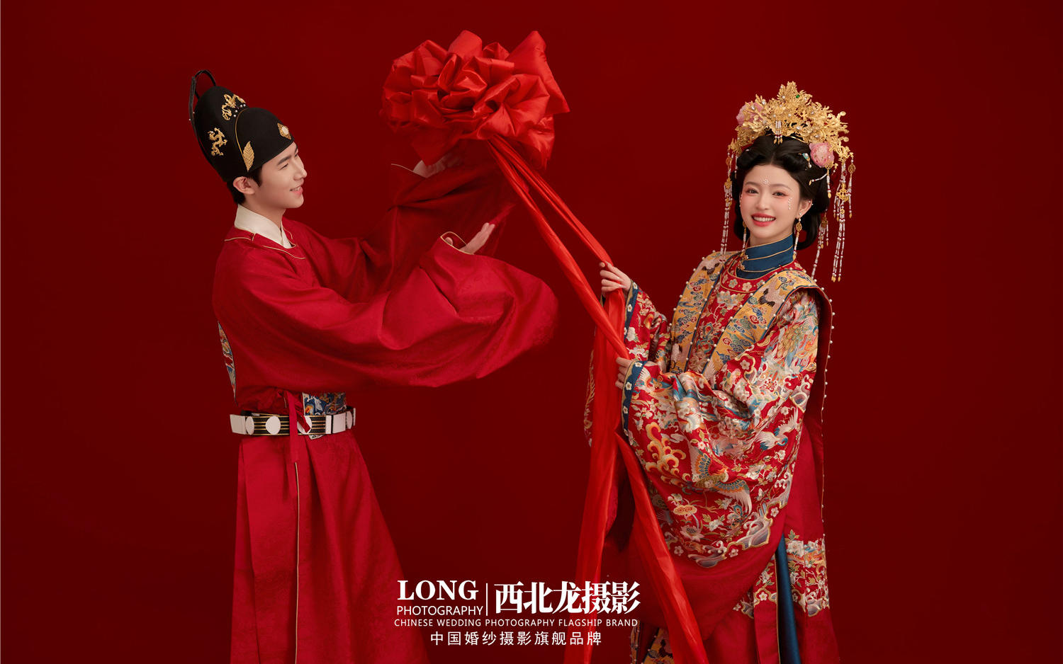 【西北龙摄影】古偶剧室内汉服婚纱照